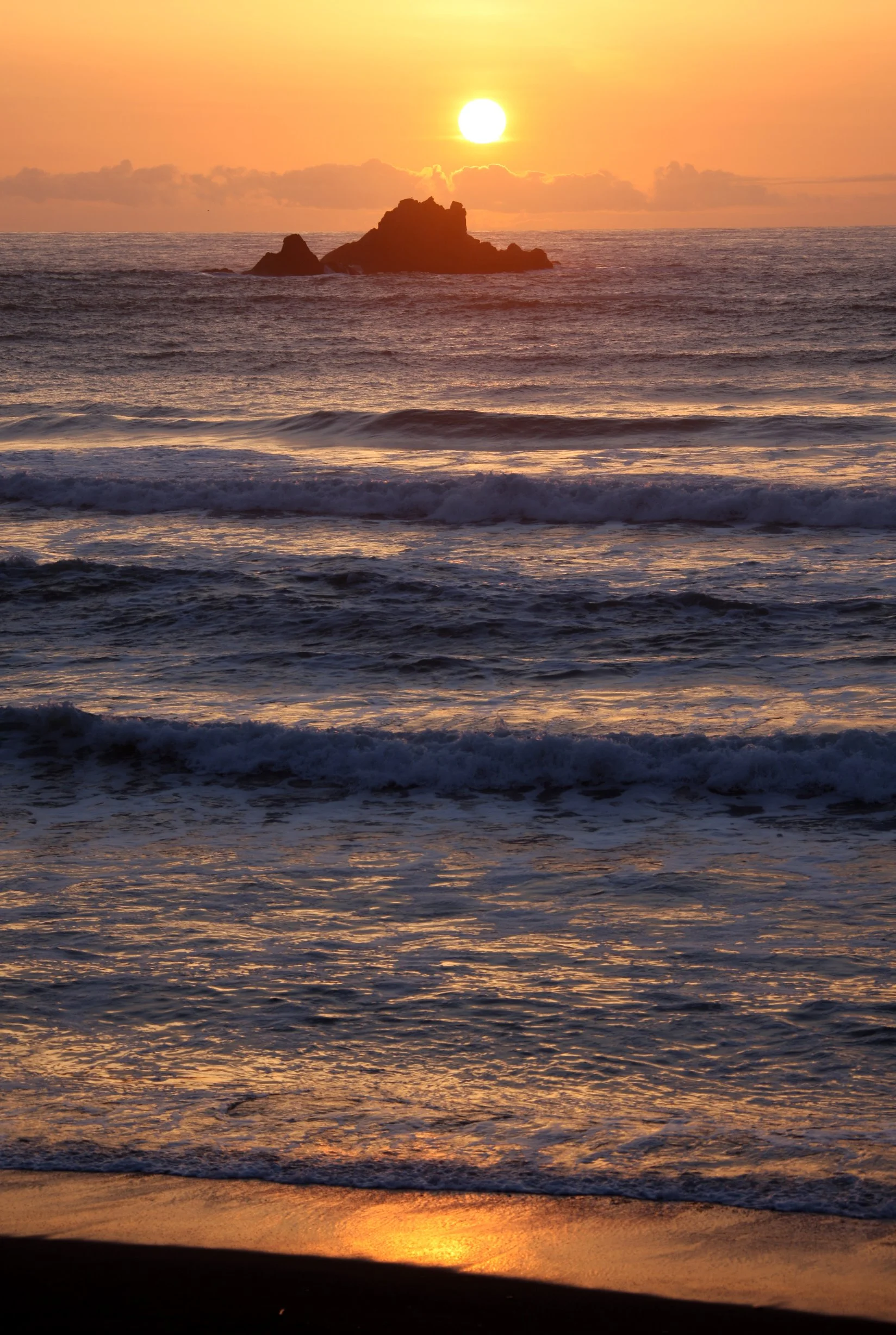 REDWOODS NATIONAL PARK SUNSET - SPRING TRIP TO CAL 2010 (5).JPG
