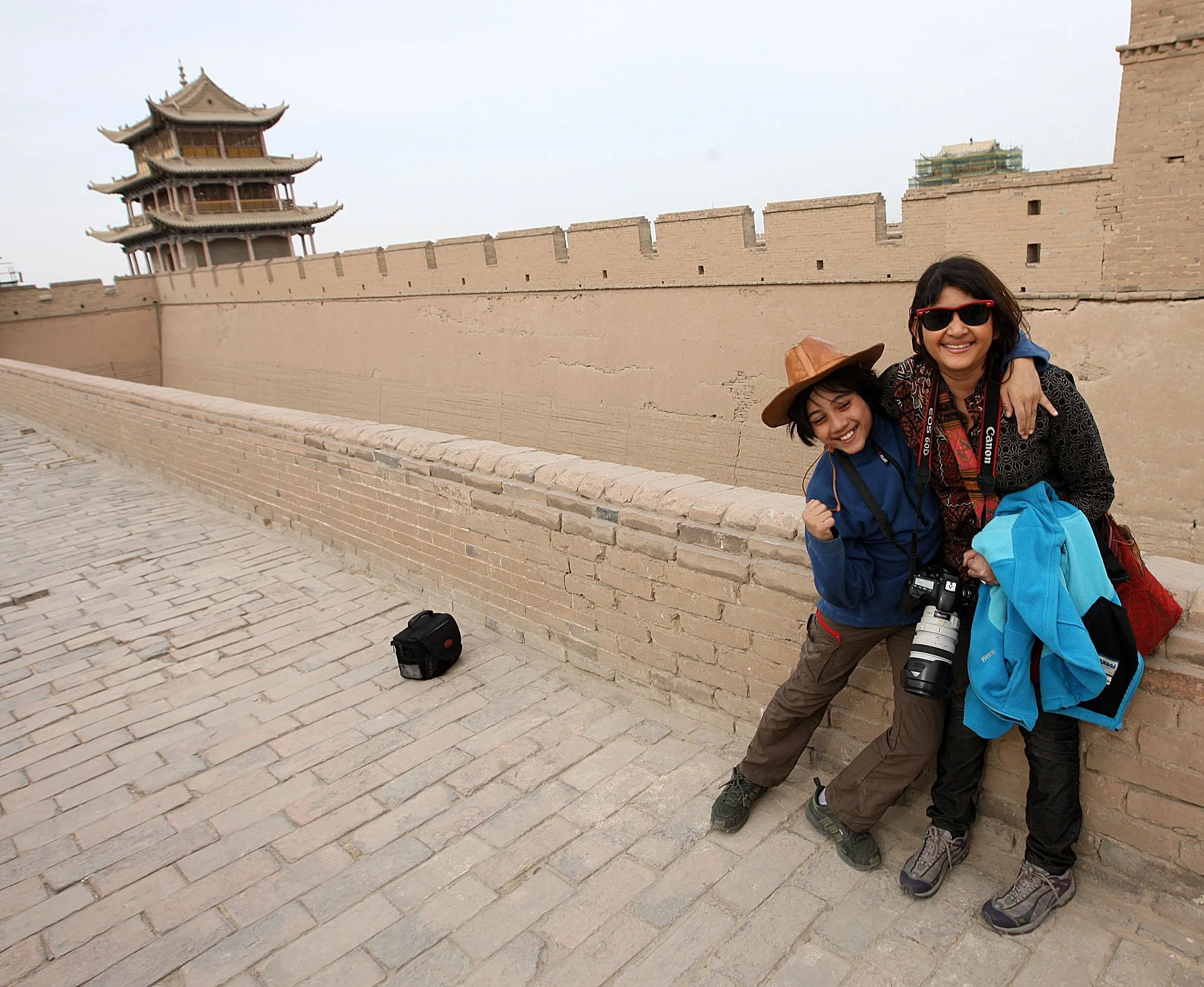 JIAYUGUAN  PASS - FORTRESS AND GREAT WALL - GANSU CHINA (45).JPG