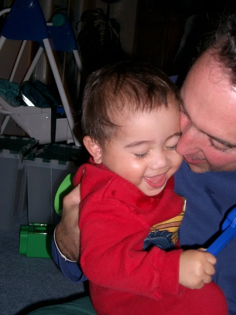 2003-10-19 COKIE AND DADDY BEING GOOFY (7).JPG