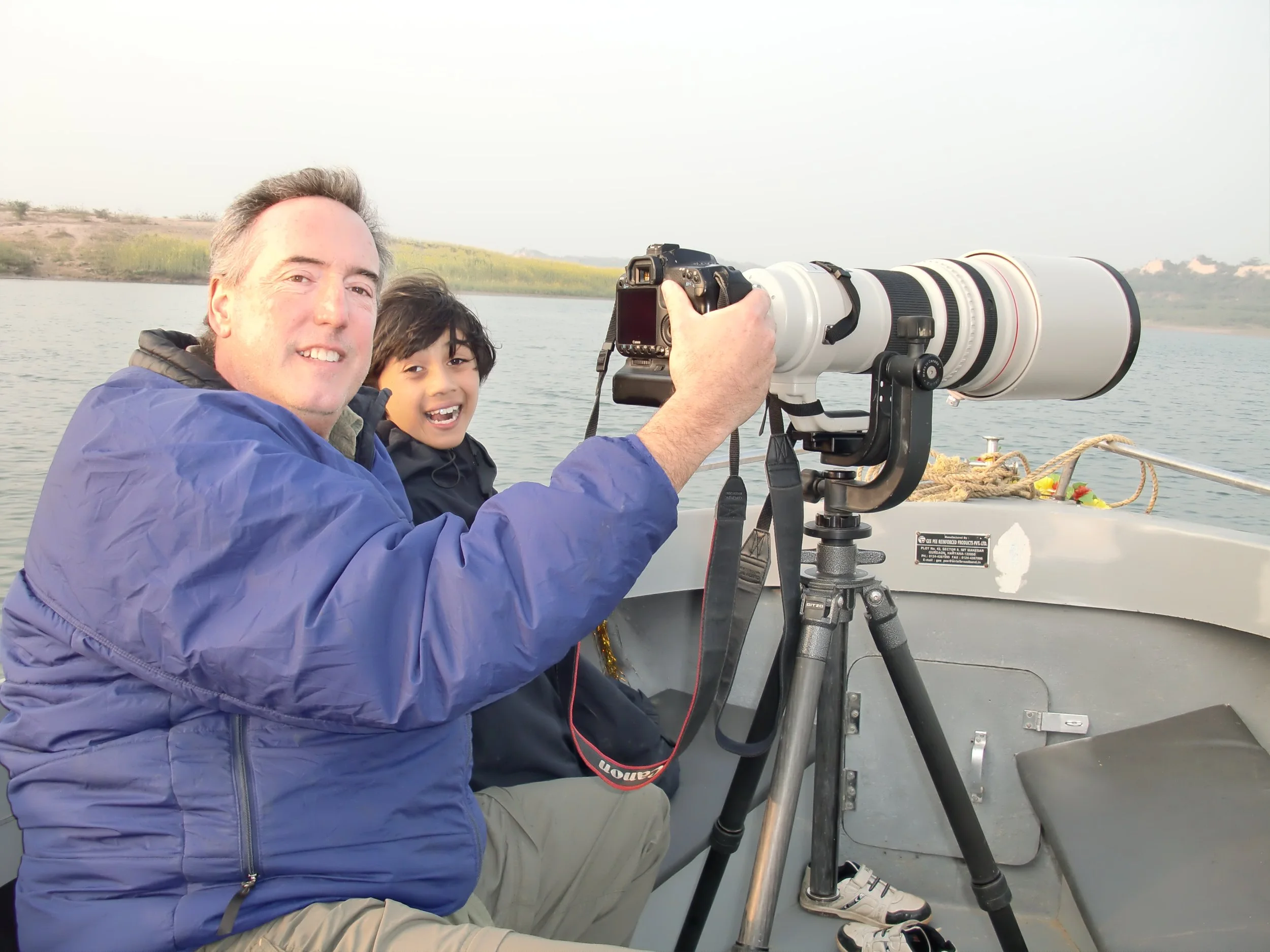 Chambal River Reserve looking for Gangetic Dolphins