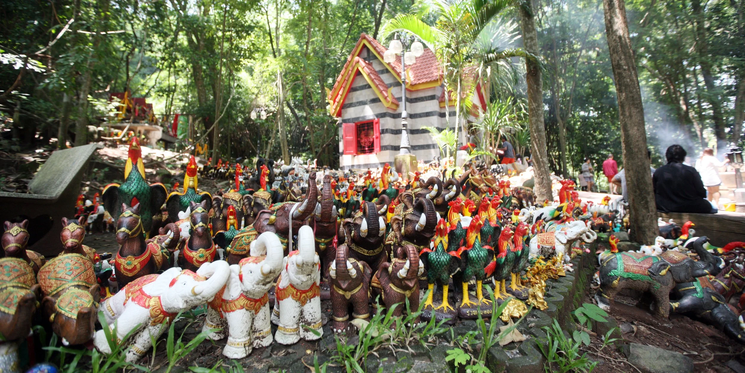 Two locations in the park have shrines, one of which pays respect to the rangers who have died protecting the DPKY over the years.