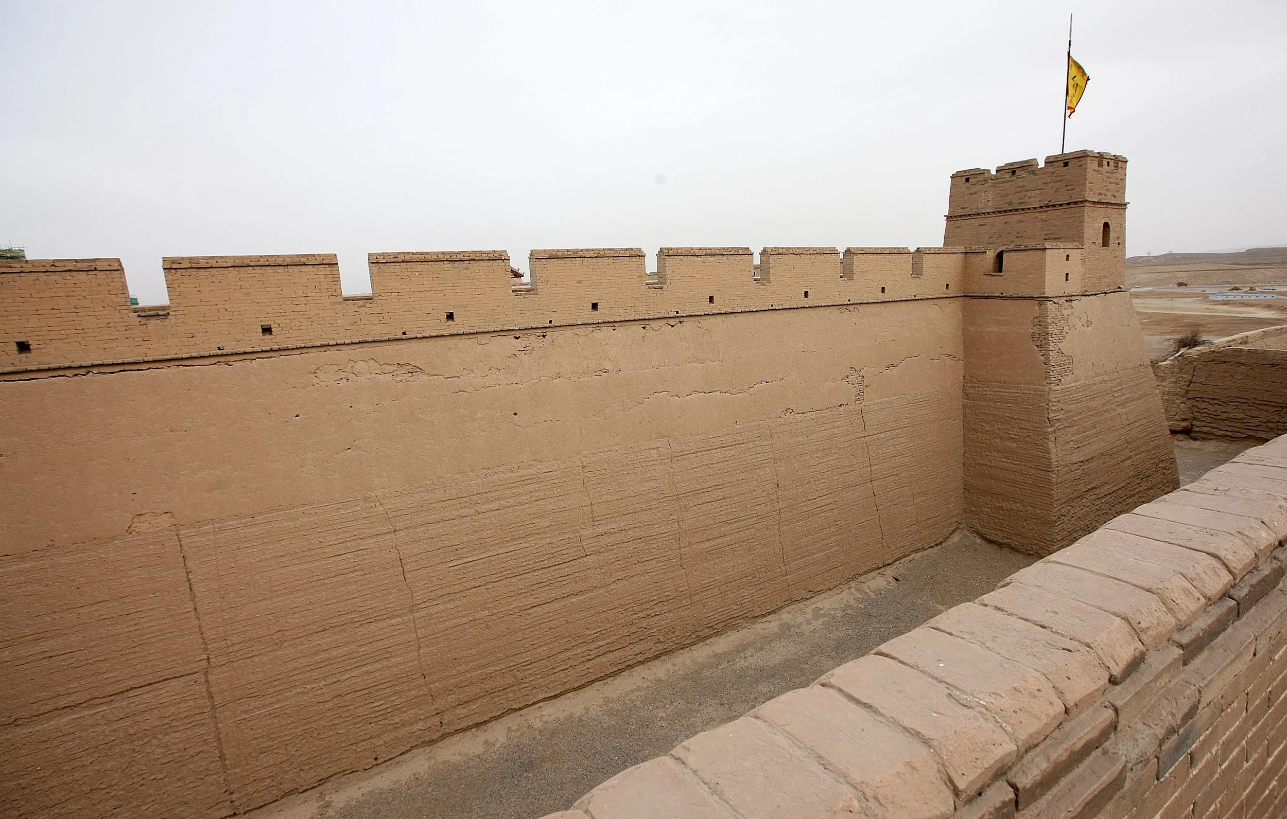 JIAYUGUAN  PASS - FORTRESS AND GREAT WALL - GANSU CHINA (28).JPG