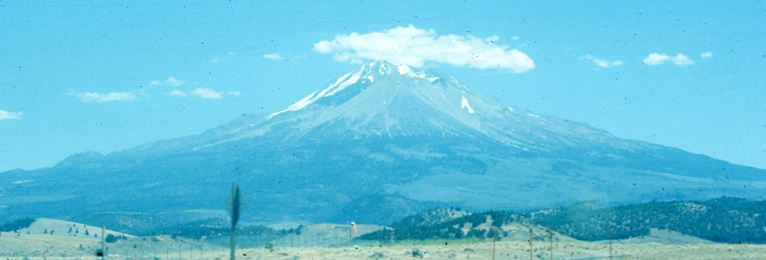 1977 - SUMMER TRIP - MOUNT SHASTA WITH NO SNOW.jpg