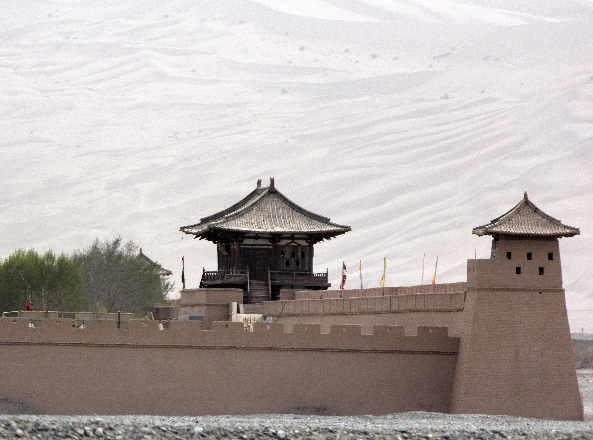 DUNHUANG - MOVIE SET FORTRESS - GANSU CHINA (3).JPG