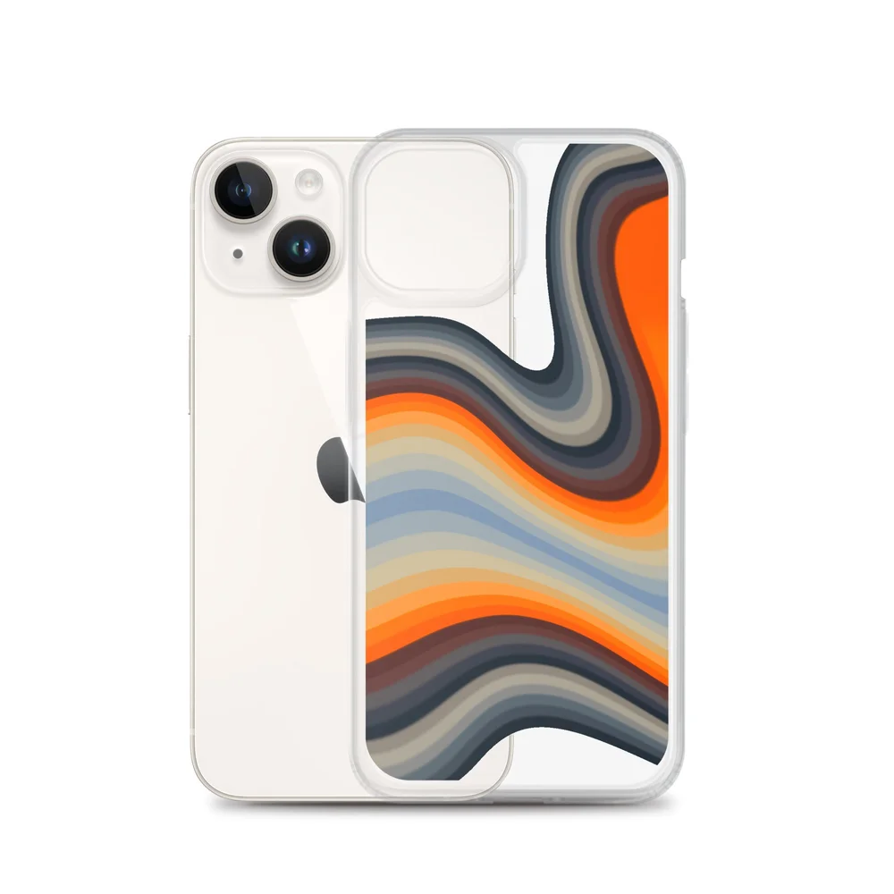 rhode phone case iphone 12 Rhode Phone Case Orange with Lipgloss | iPhone Case