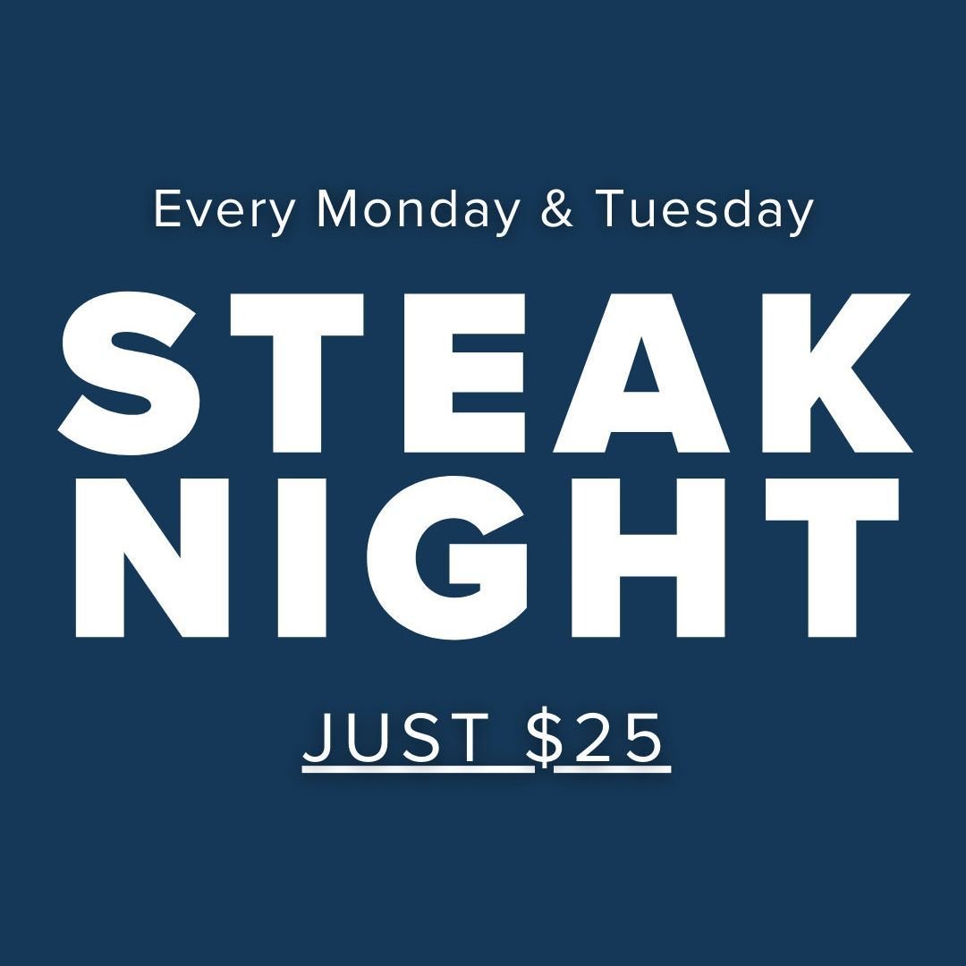 $25 for expertly cooked steaks every Mon &amp; Tues!

Don't try it at home, come to the Corner Store where you know it's going to be cooked to perfection 🤌