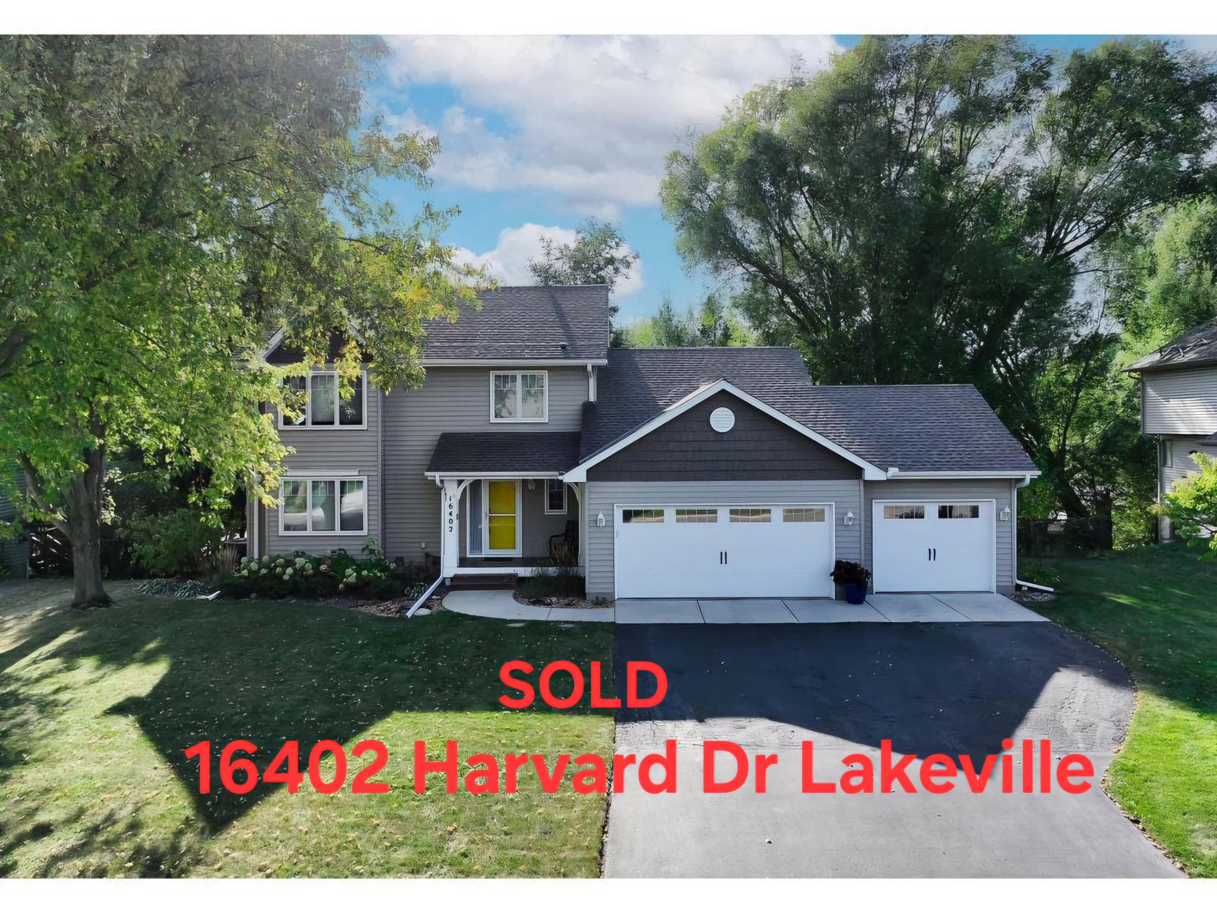 SOLD 16402 Harvard Dr, Lakeville, MN