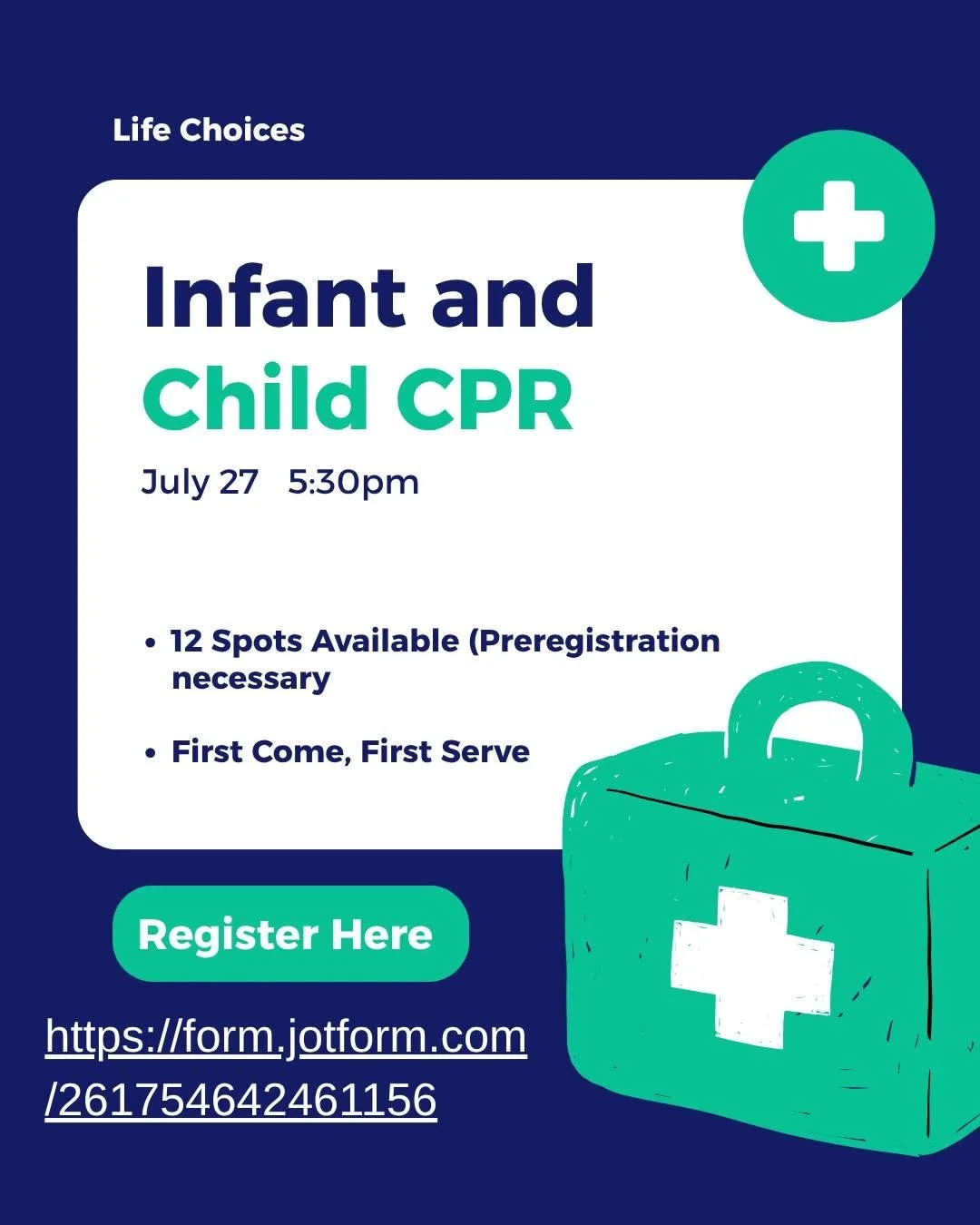 Infant and Child CPR Class