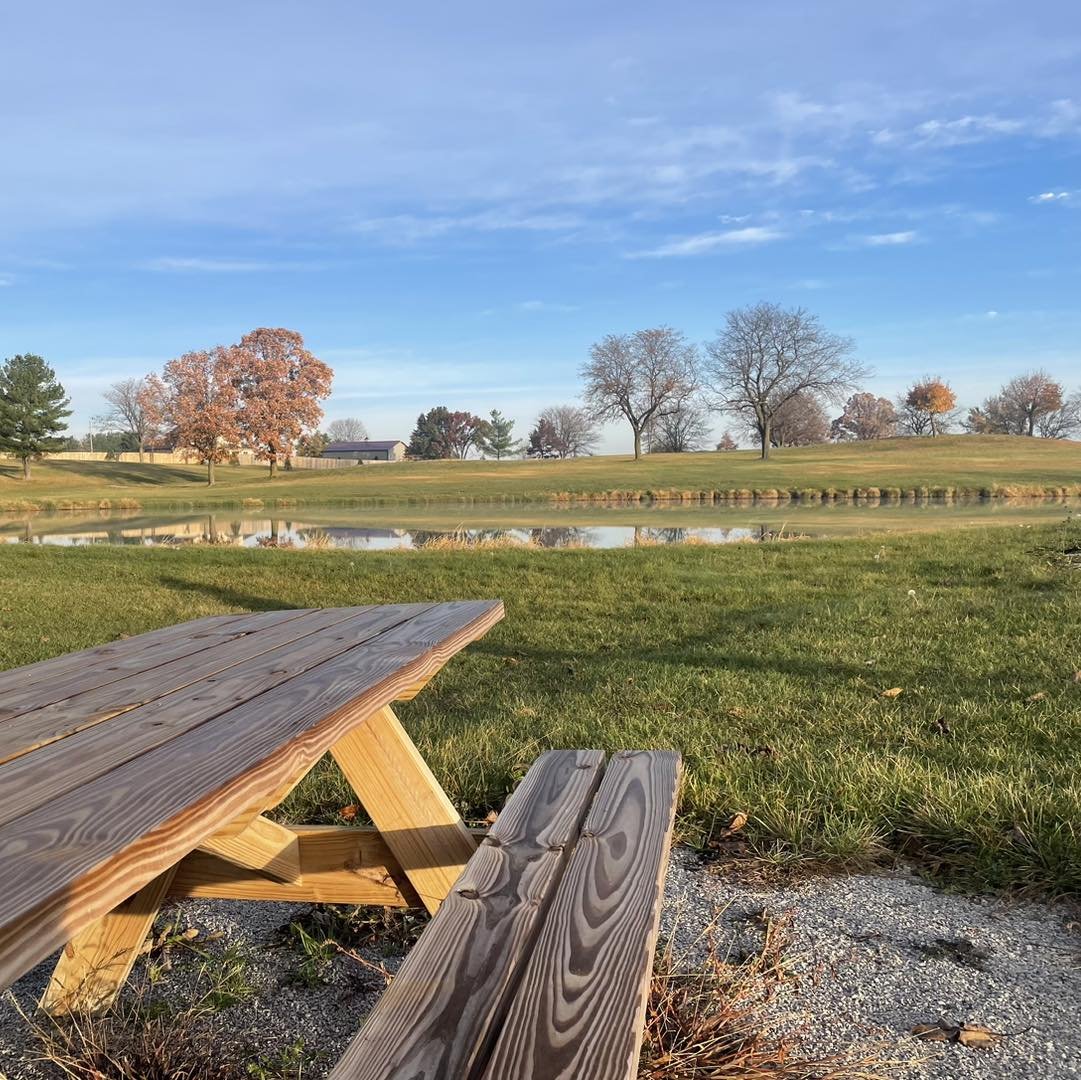Soaking up the Fall weather before Winter makes its way over here 🍂❄️
.
.
#myhaven #fall #campground #illinois