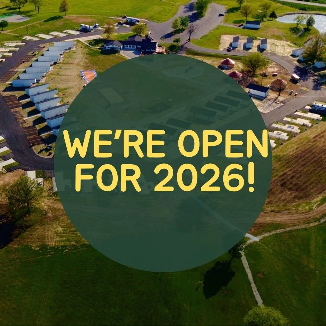 And ready to welcome you to the 2026 season! 

Snag your cabin, yurt or camping spot at havenhillscampground.com.