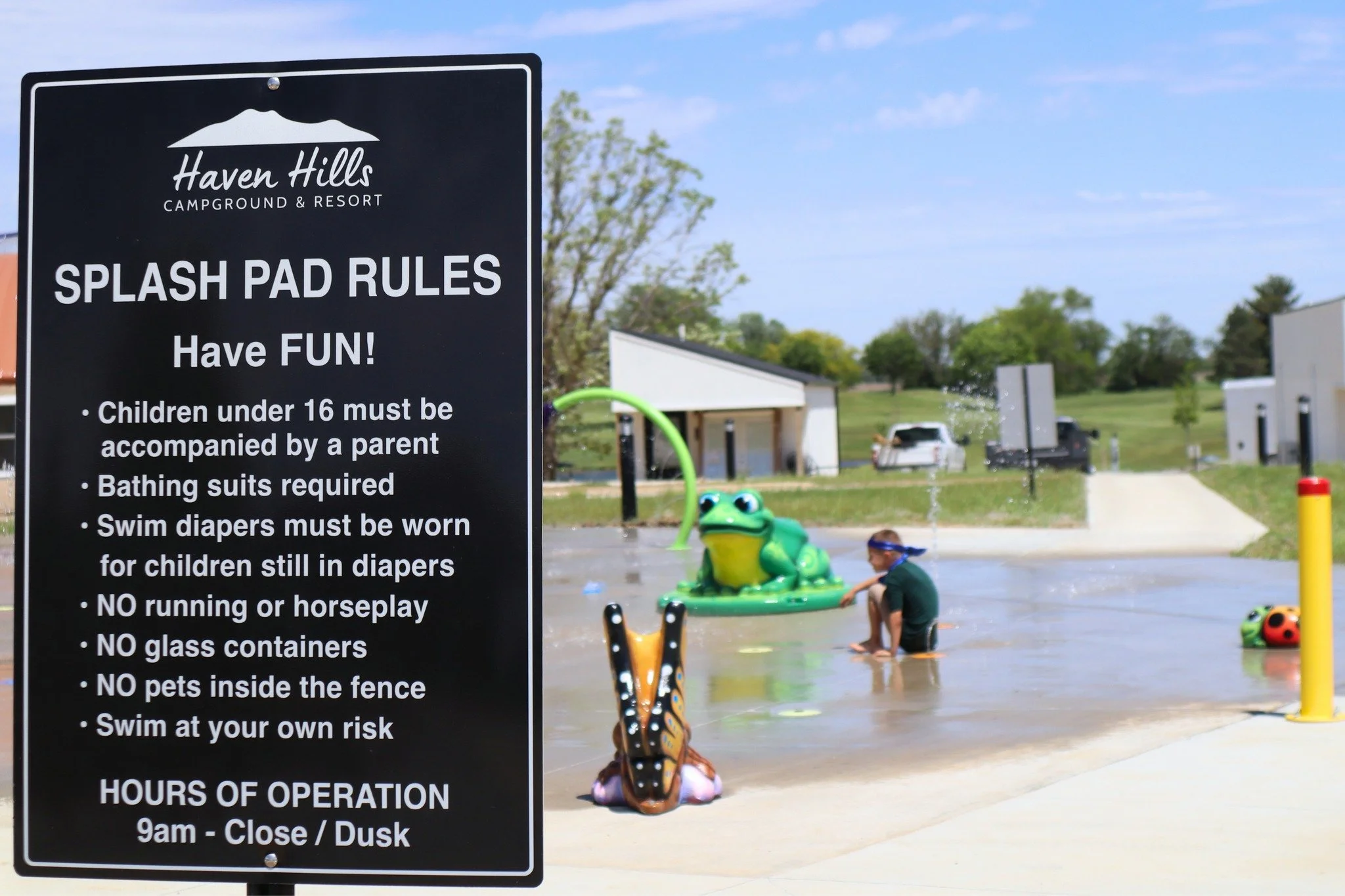 Let the kids make a splash while you sit back! ☀
Family fun at Haven Hills Campground and Resort is where memories are made during your 2025 camping season.
(Peep the kiddo having fun in the back 😄)

#campingseason2025 #enjoyillinois #splashpadfun #