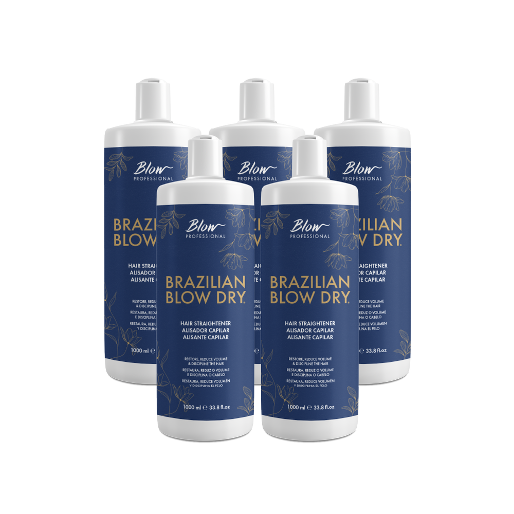 Salon Permanent Blow Dry Hair Kit Brazilian Blow Dry (5 Bottles