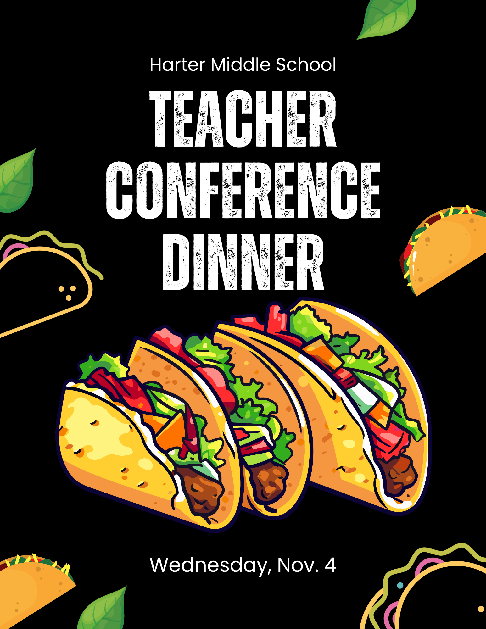 Parent Teacher Conference Meals