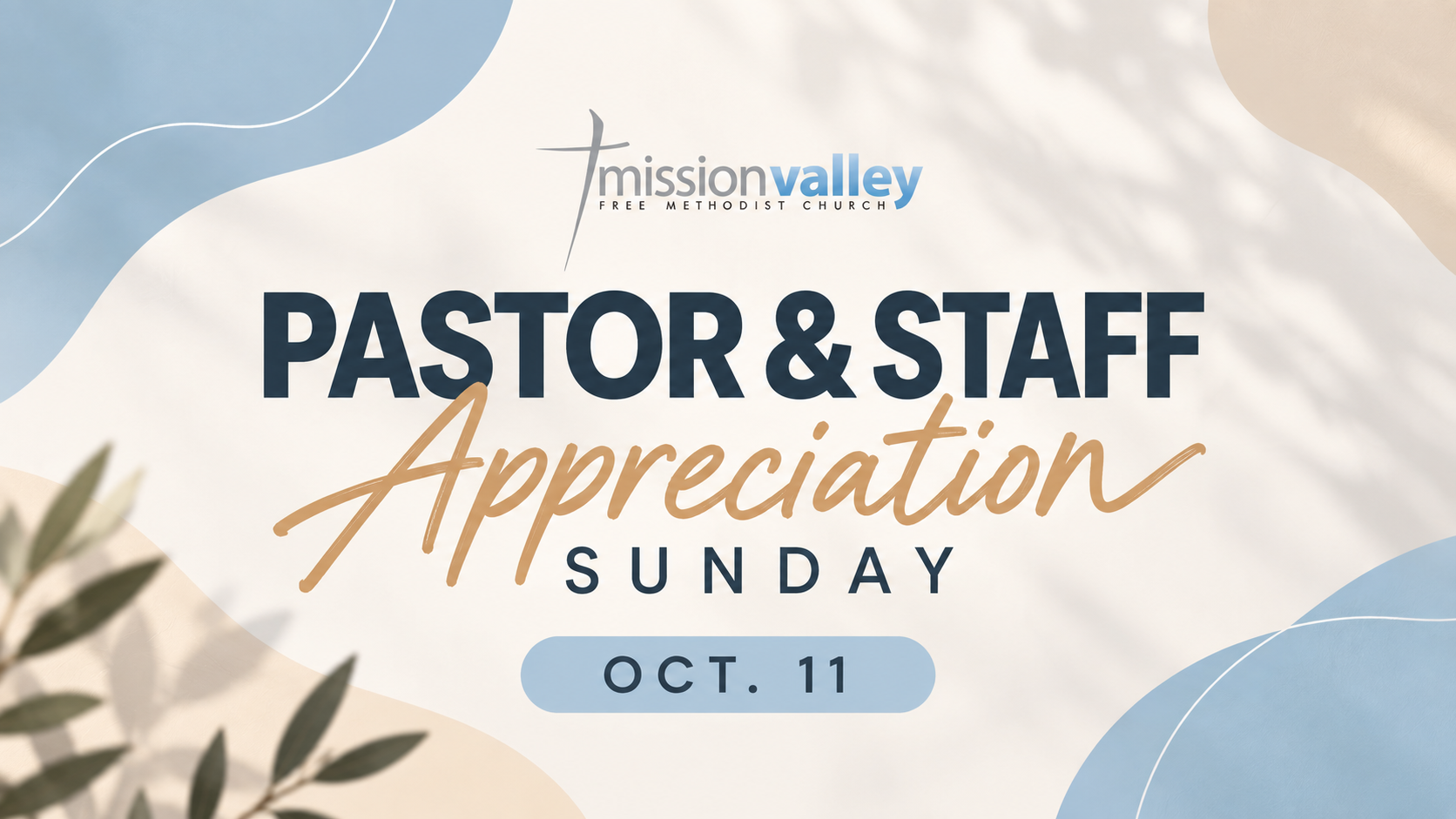 Pastor & Staff Appreciation Lunch