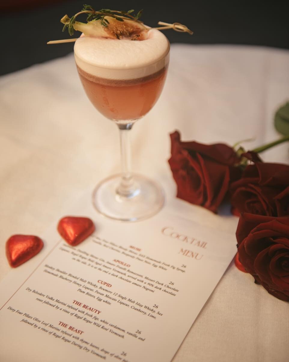 The Muse; delicate notes of sweet spices and fresh fruits bringing harmony and balance to the palate. Only available on Valentines Day&hellip; reserve your seat now❤️

#valentinesdaysydney #sydneybars #streetsofbarangaroo #sydneydates #sydneycocktail