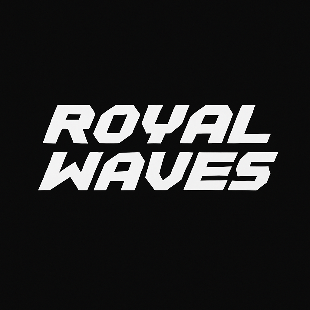 Royal Waves logo representing coastal culture and lifestyle brand