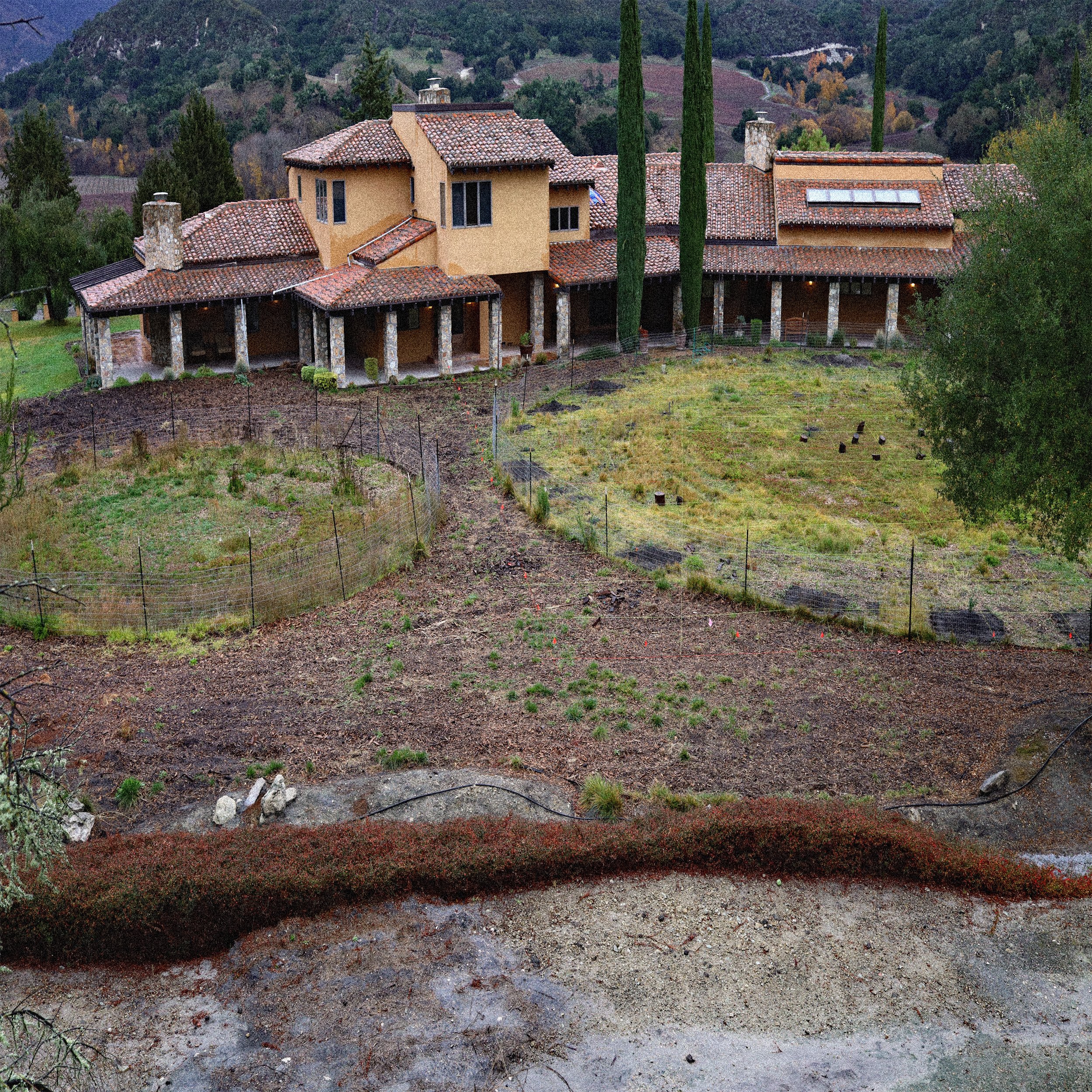 Winter Season 2023 - Rain followed by Pig Rooting around the Circle perimeters causing soil erosion