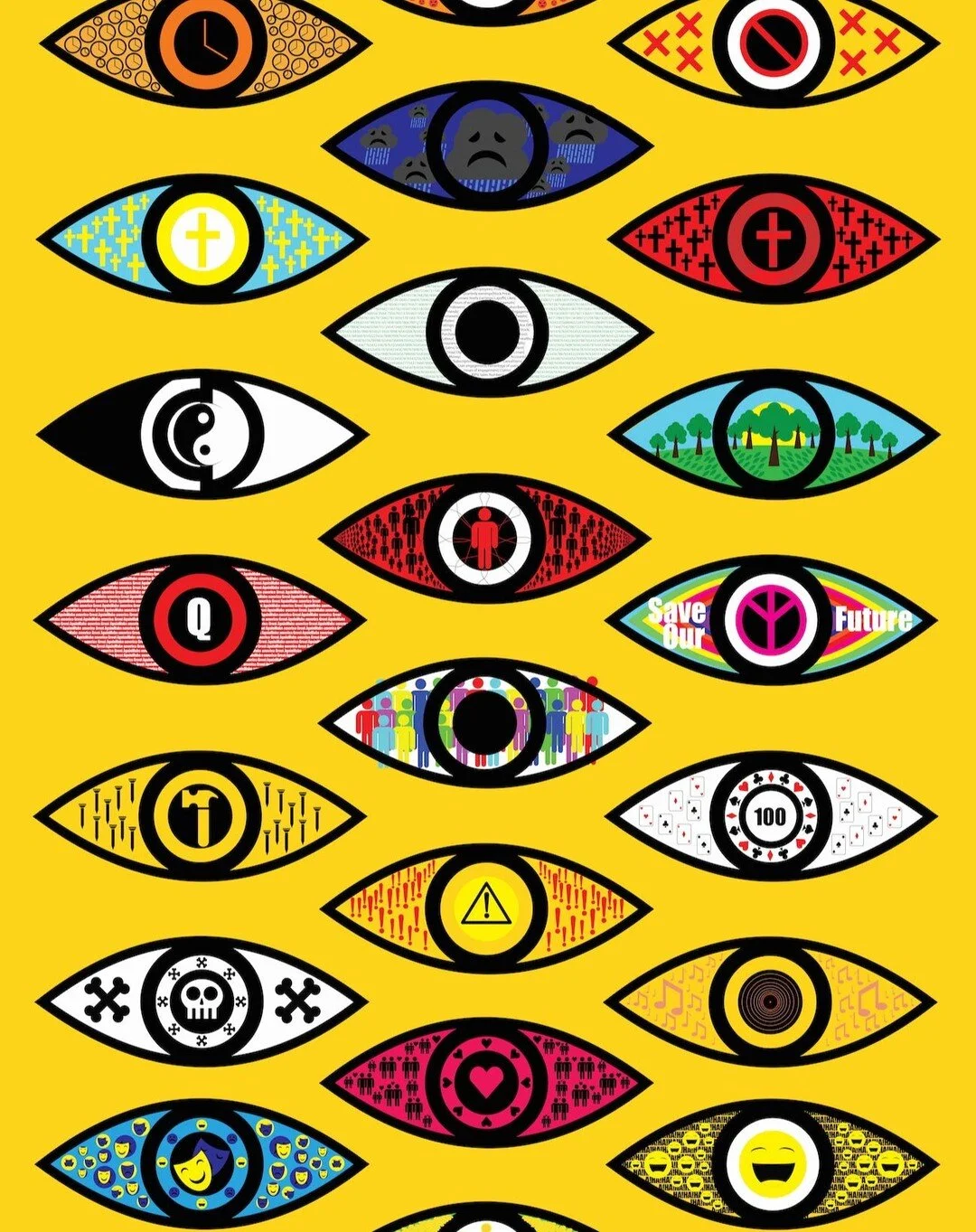 Perspective 2023 by Ethan Moyle

How you ever wondered how people perceive the world around us?

 My poster reflects, how each person may see the world. I chose this idea as it is relevant in todays social media landscape, where point of view often d