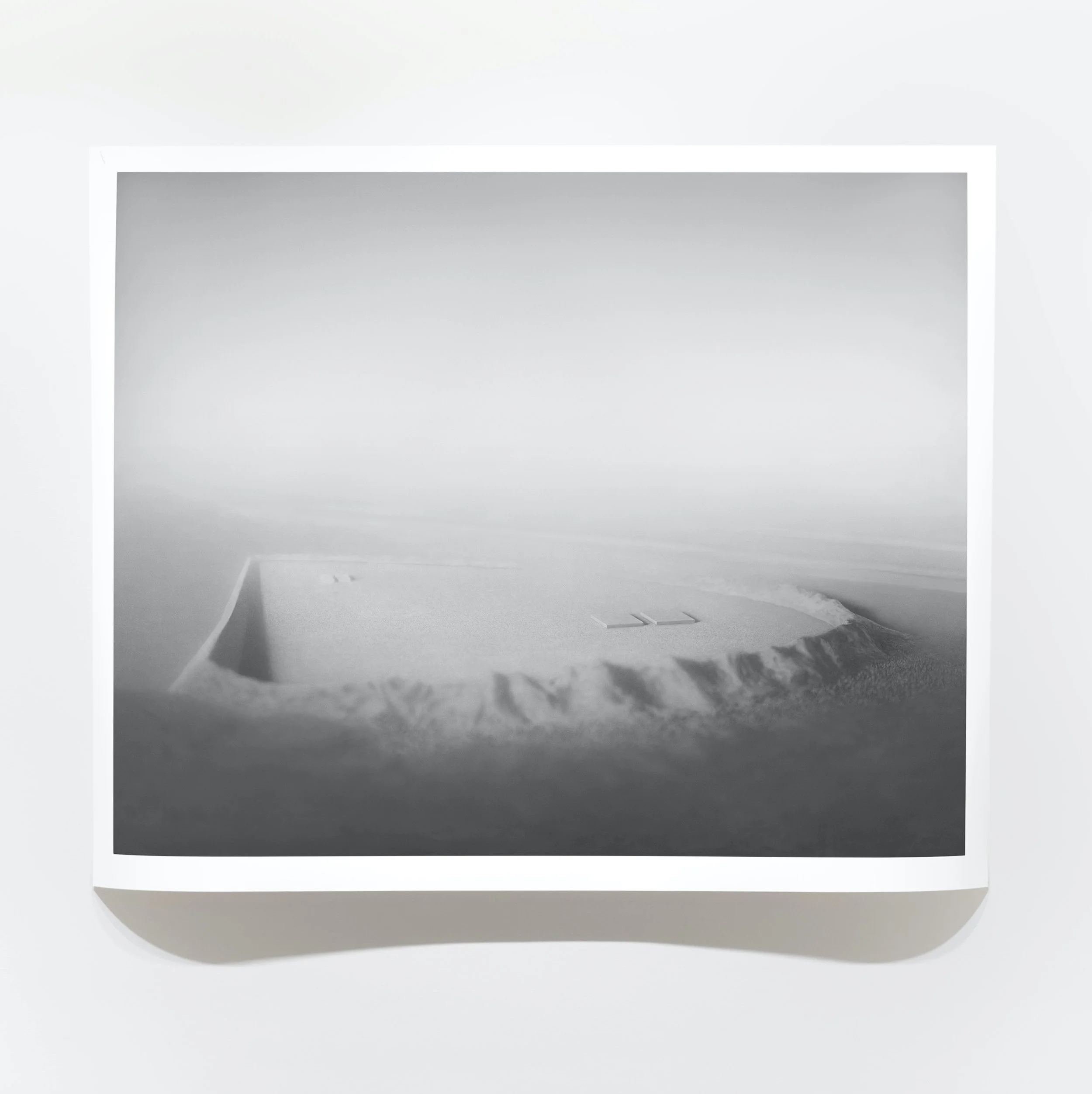 Nils Olav Bøe / Boe, black-and-white contemporary art photography, depicting timeless landscapes between realism and fiction.