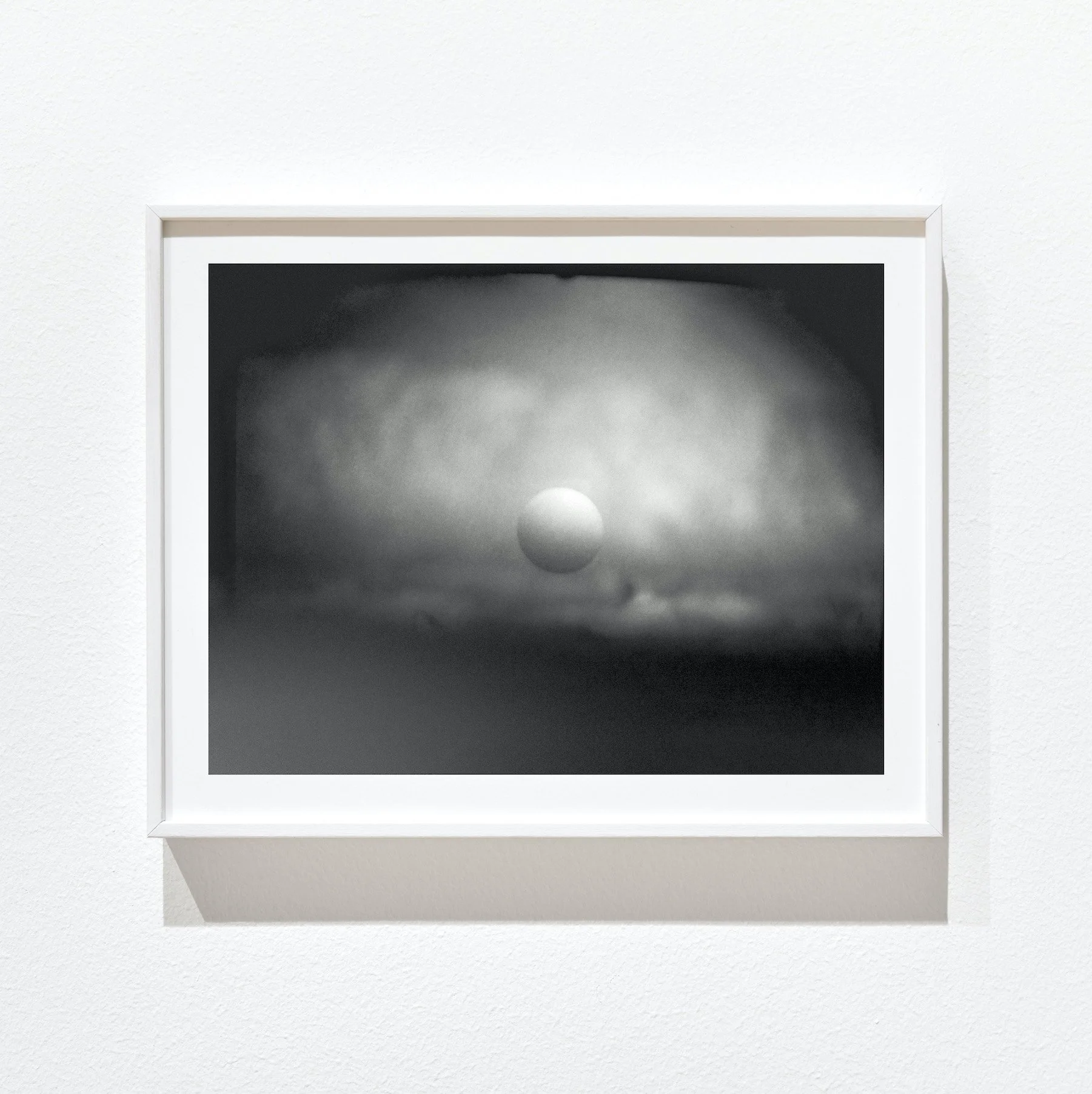Nils Olav Bøe / Boe, black-and-white contemporary art photography, depicting a timeless blurred landscapes between realism and fiction.