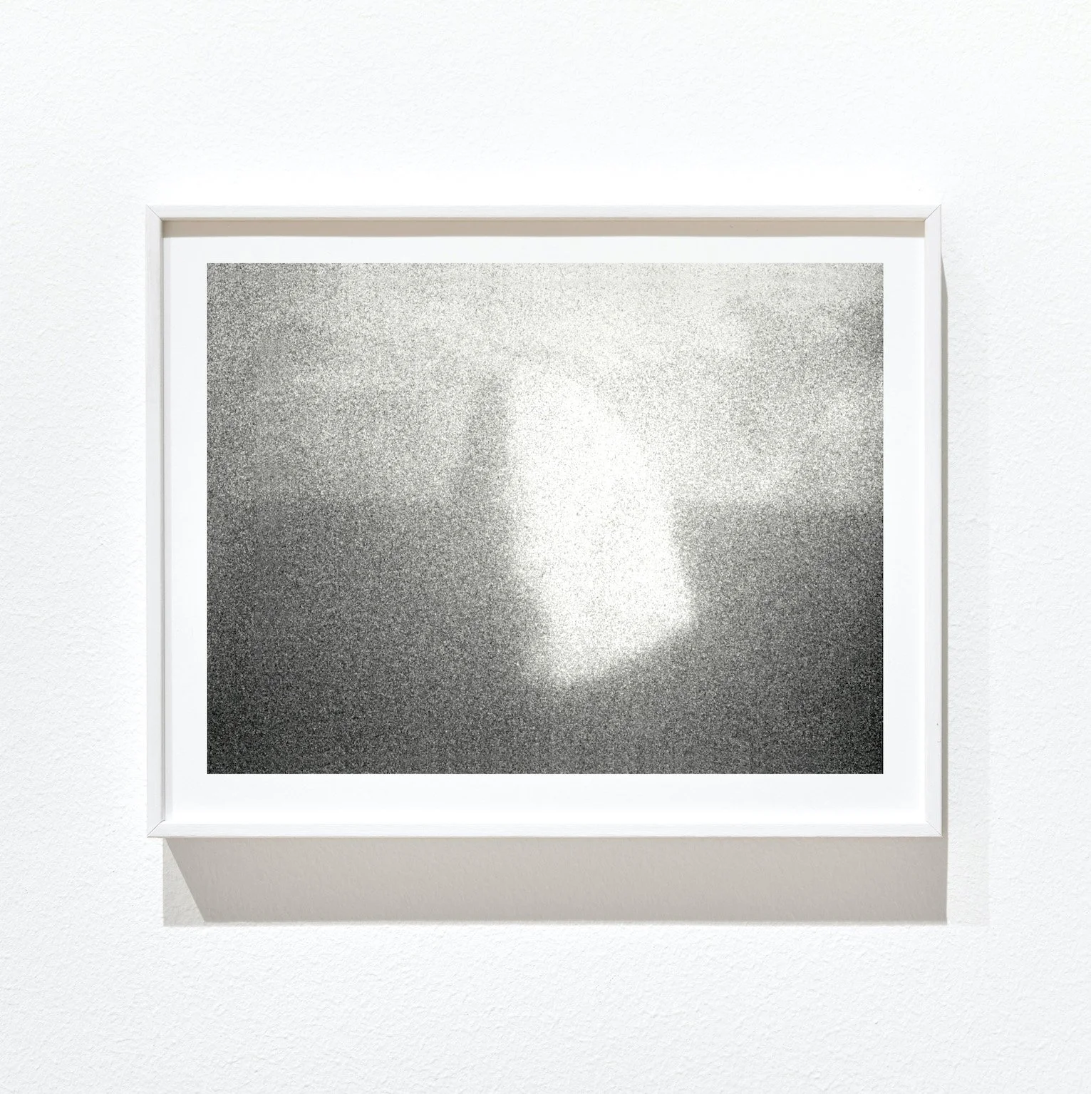 Nils Olav Bøe / Boe, film still from a Super 8mm film, depicting a foggy unsharp landscape 2024
