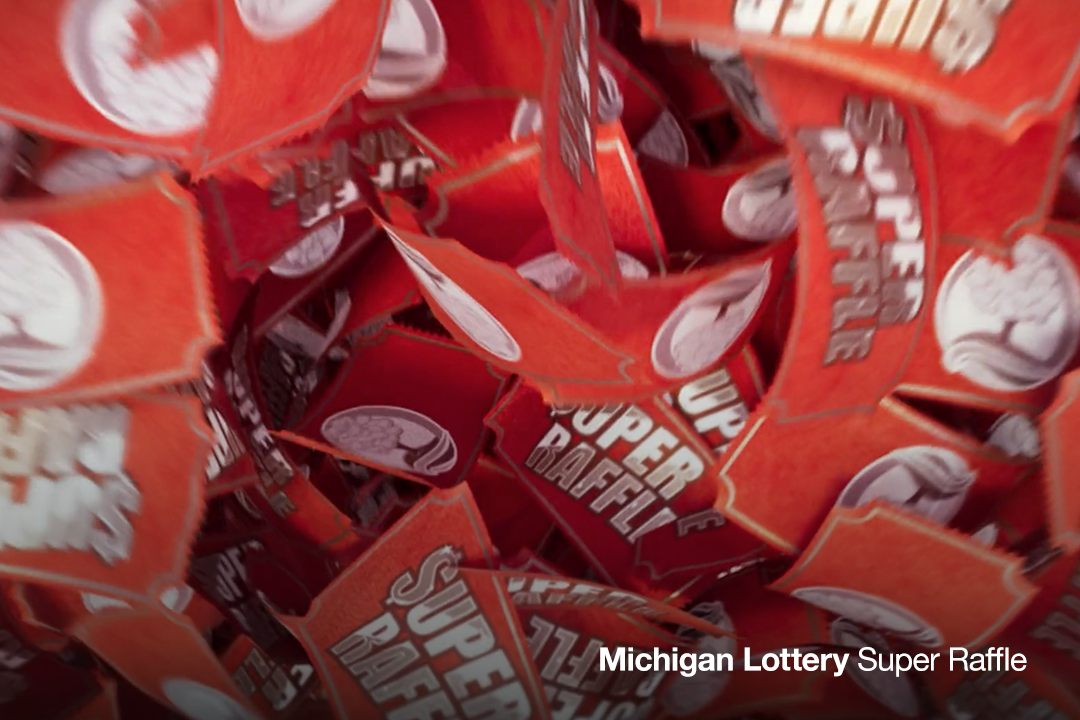  Lifestyle & Beauty, CGI/VFX, 2D & 3D Animation  Michigan, Michigan Lottery, ML, Supper Raffle, Raffle 