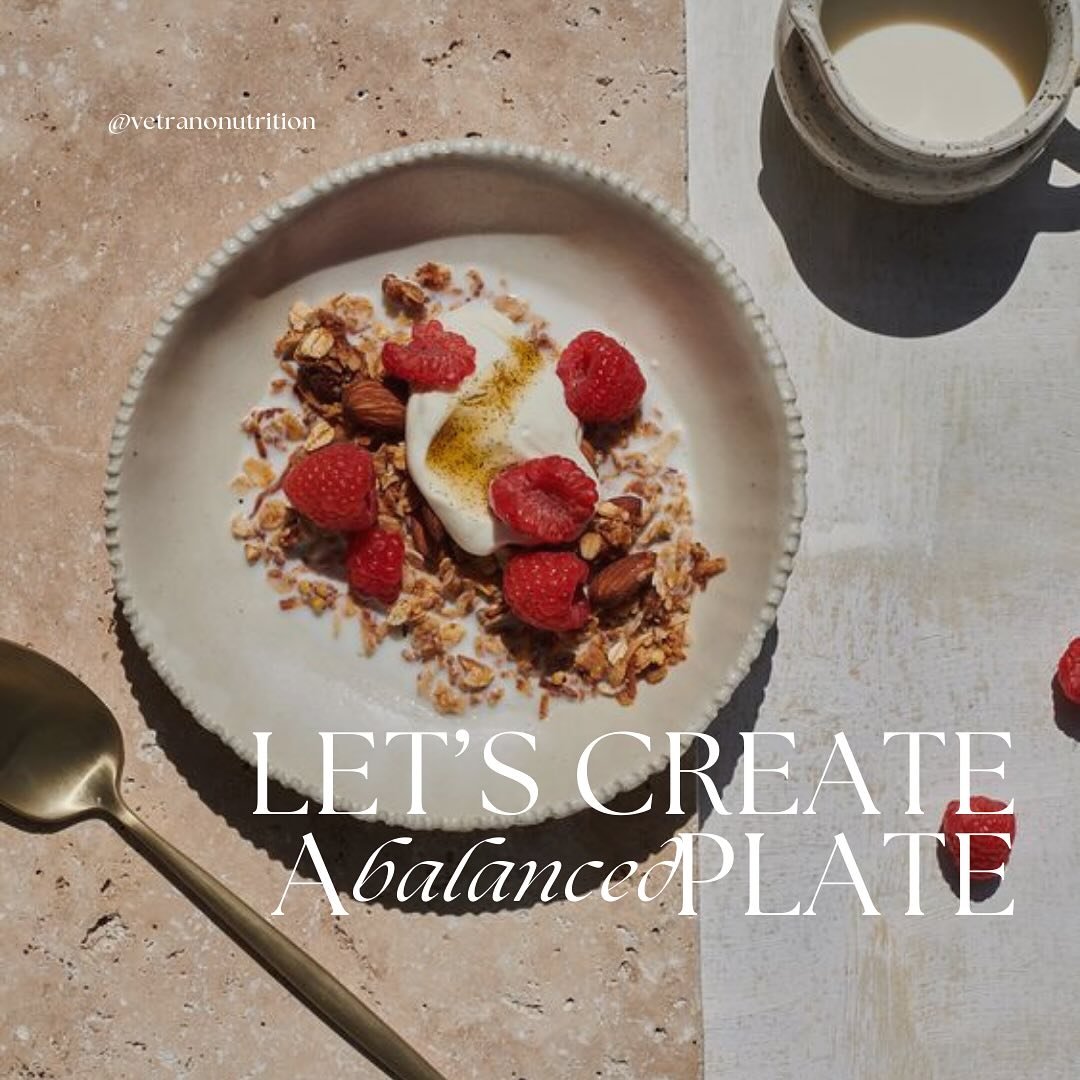 Creating a balanced plate is more simple than you might think 🍳

Start with protein 
Add complex carbs 
Include healthy fats
Bonus points for adding fruits and veggies

With all of the conflicting nutrition information out there, knowing how to appr