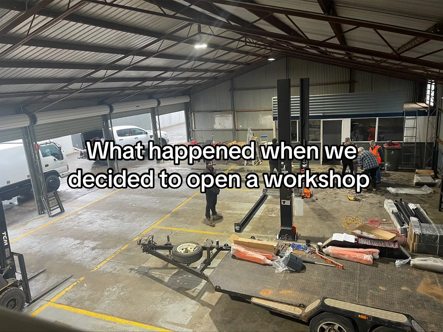 Here&rsquo;s a throwback to the early days ... before the new hoists, fresh signage, and full crew. Back when it was just a shed, a few tools, and a lot of long freezing cold days (and swear words).

We&rsquo;ve come a long way .... and we&rsquo;re j