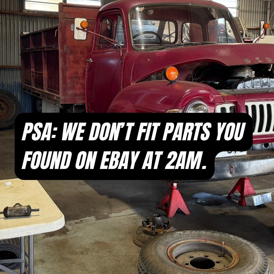 Sorry, not Sorry ....we wont' fit the parts you got at a &quot;heaps good deal&quot;  off eBay.. 

Because it doesn&rsquo;t actually save you money.
We know it seems like it might. But when you add it all up&hellip;  the risk, the back-and-forth, the