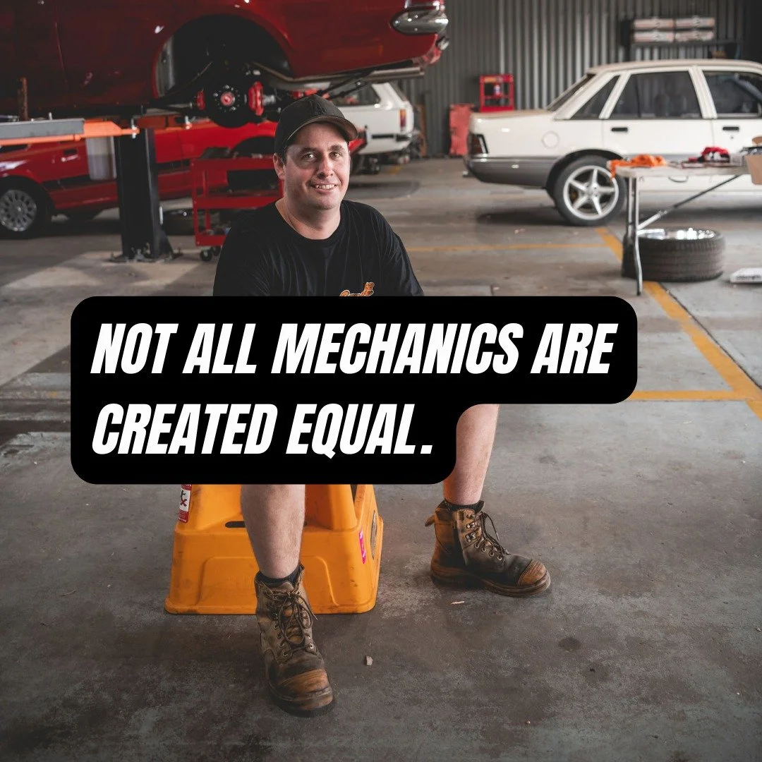 A qualification&rsquo;s good and all .... but honestly?
It&rsquo;s the bare  minimum

It doesn&rsquo;t tell you if the mechanic actually cares,
or if they&rsquo;re just counting down the minutes &lsquo;til knock-off and a servo iced coffee.

If you&r