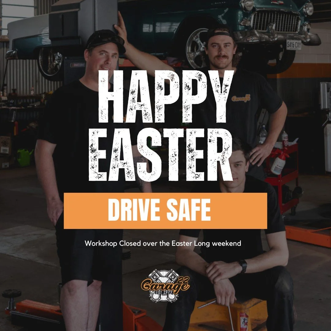 Easter long weekend 🐰

We&rsquo;re closed for the break and will be back Tuesday, ready to go.

Drive safe, enjoy the long weekend, and we&rsquo;ll see you next week 

Garage 22 - www.garage22.com.au