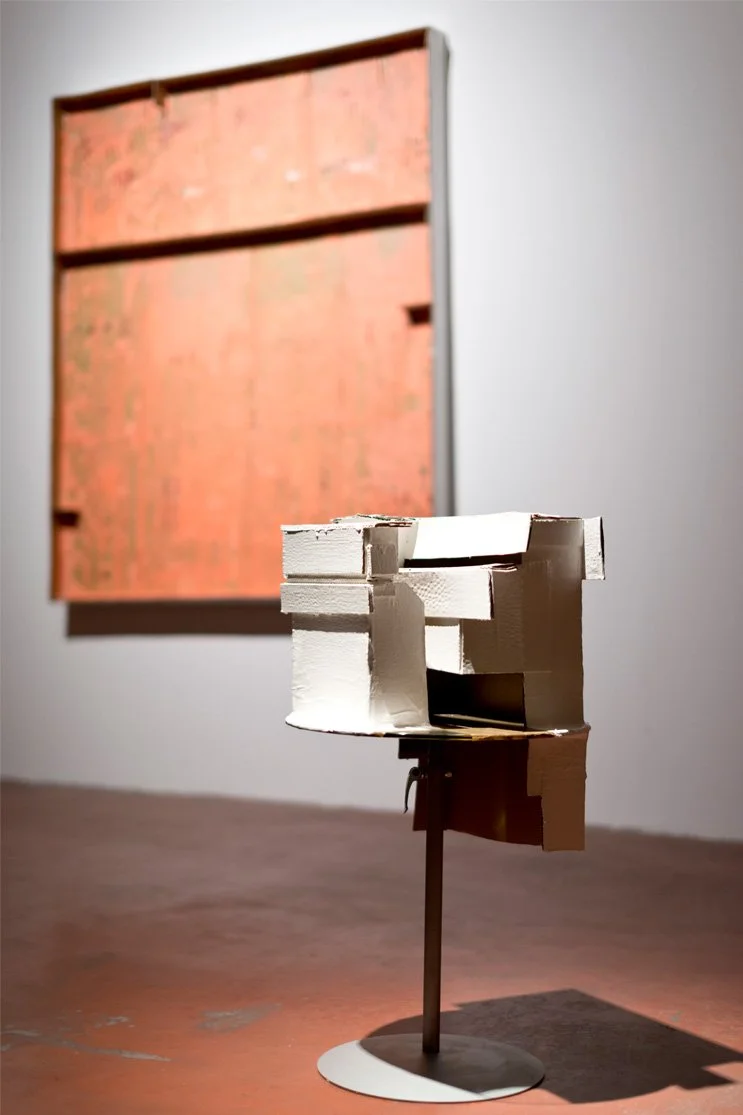  Exhibition view. Bunga’s painting and object. Courtesy: Tabacalera Promoción del Arte.  