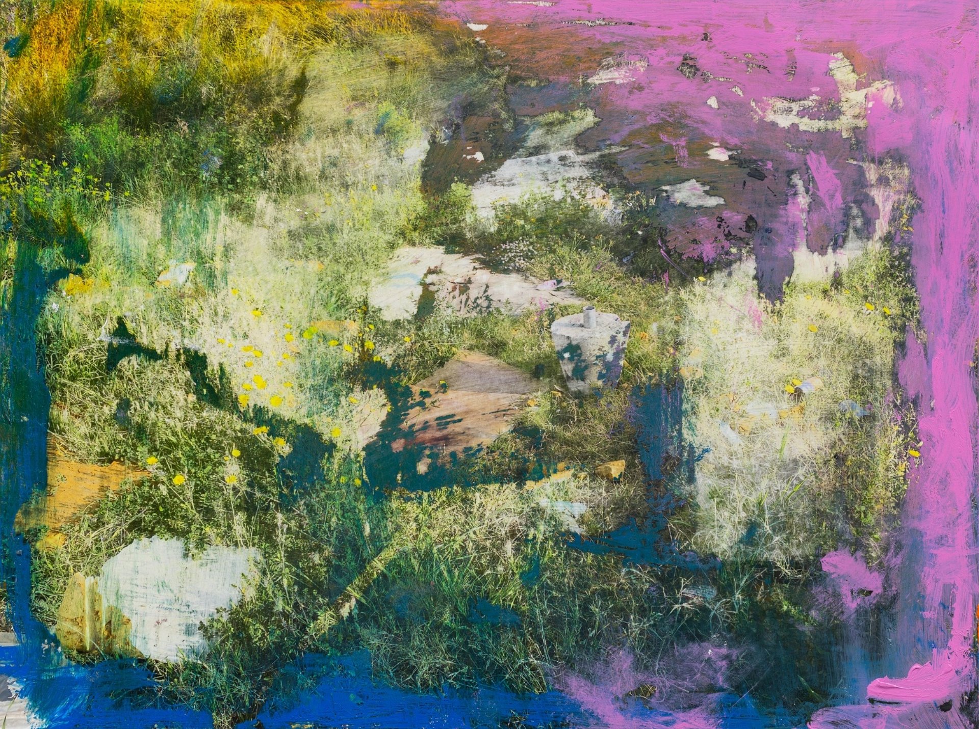 Homeless 4. Painting by Carlos Bunga.