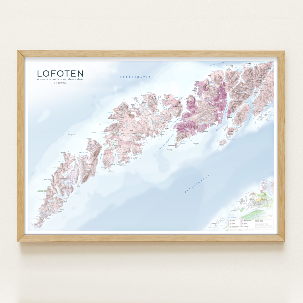 Lofoten - Geologisk kart