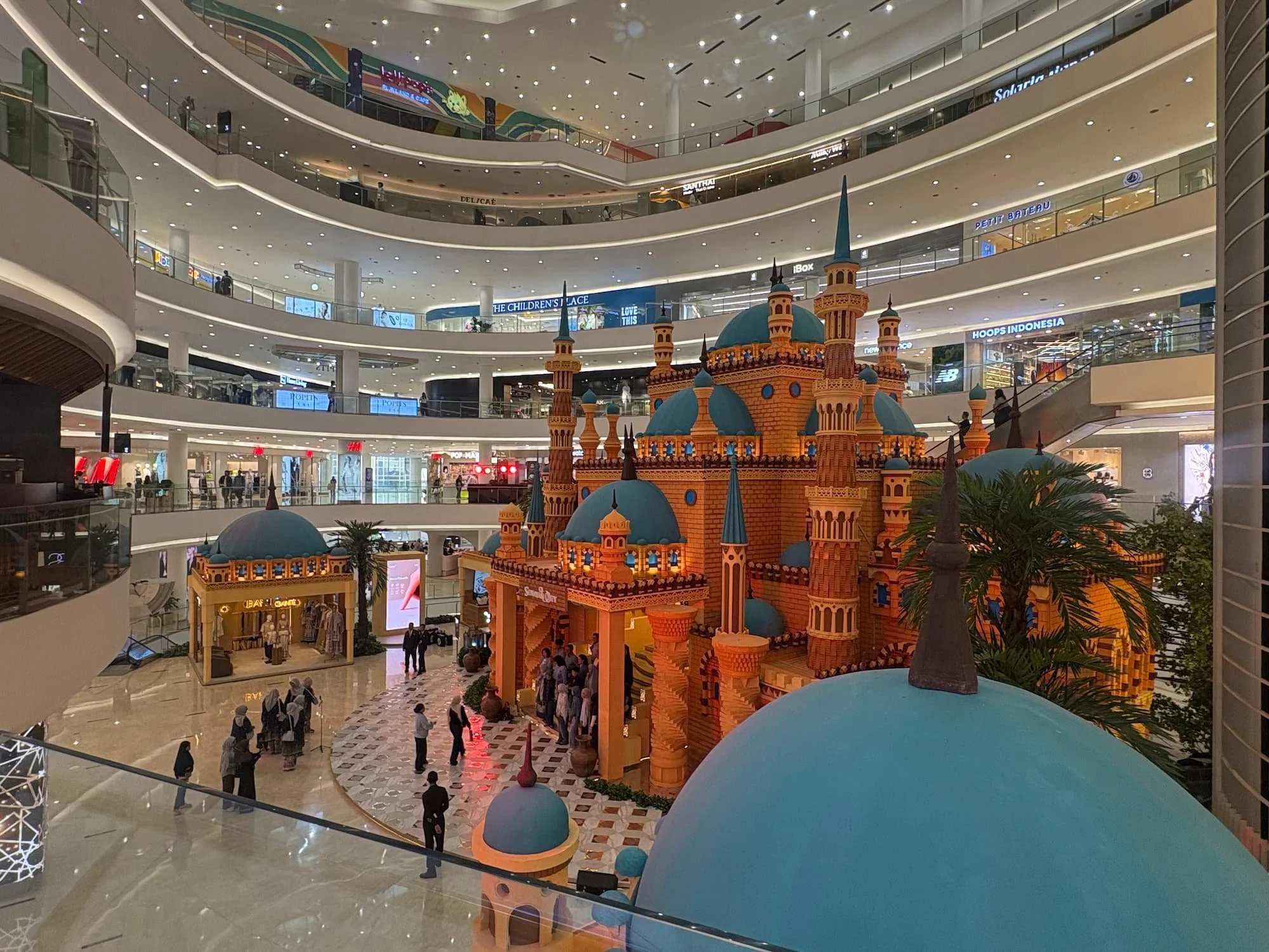 Replica mosque inside senayan city mall in Jakarta