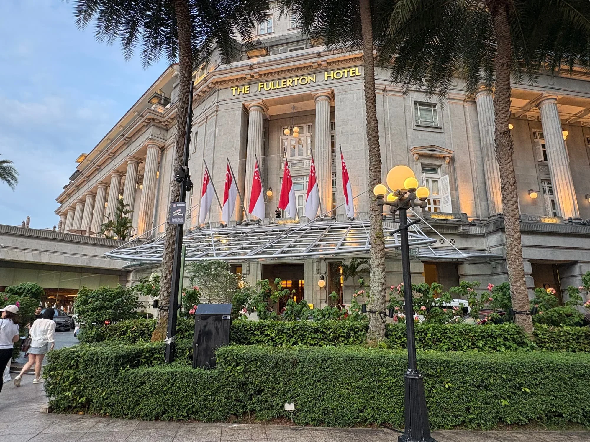 The Fullerton Hotel in Singapore