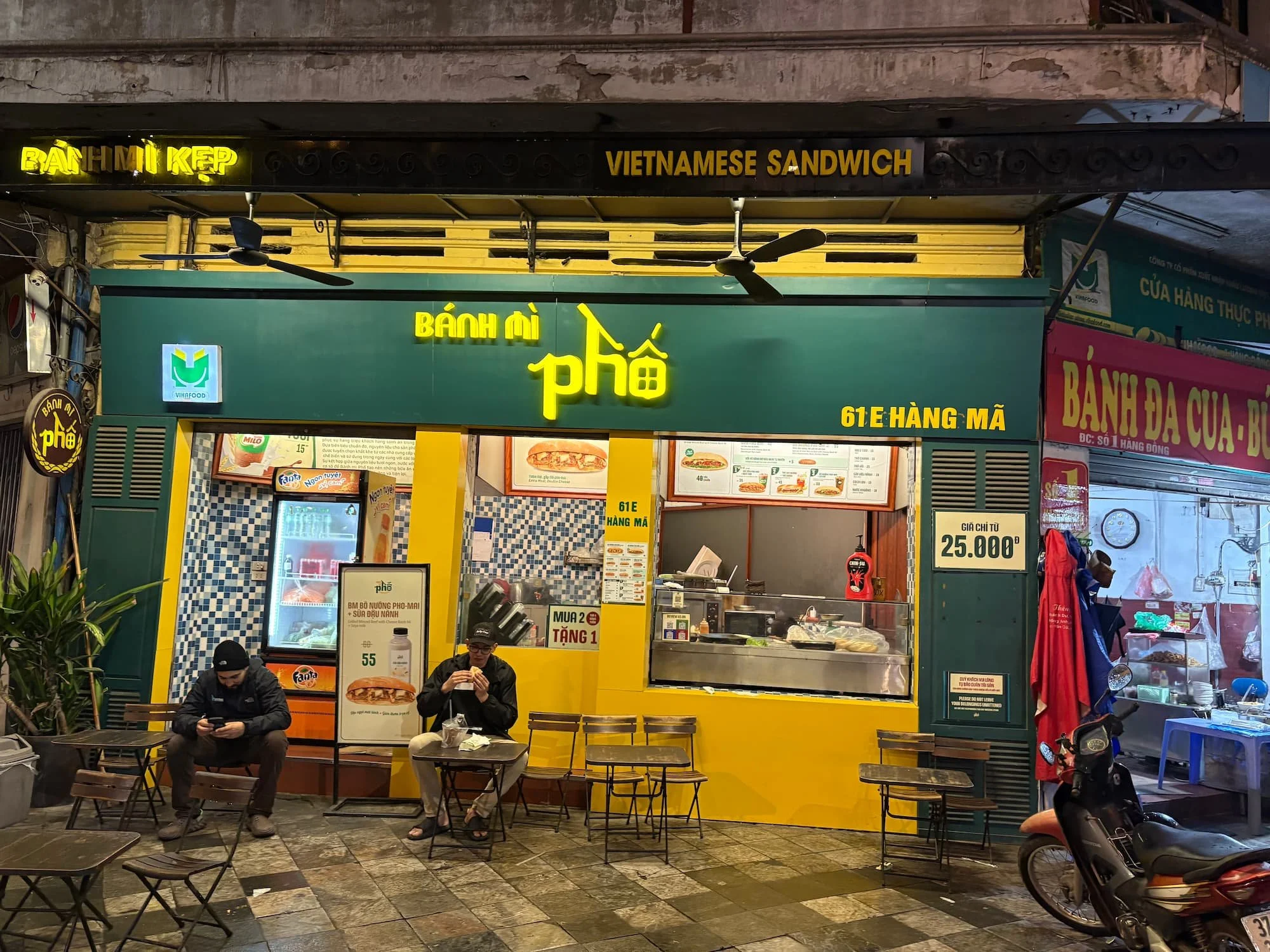 Local Pho Restaurant in Hanoi in Vietnam