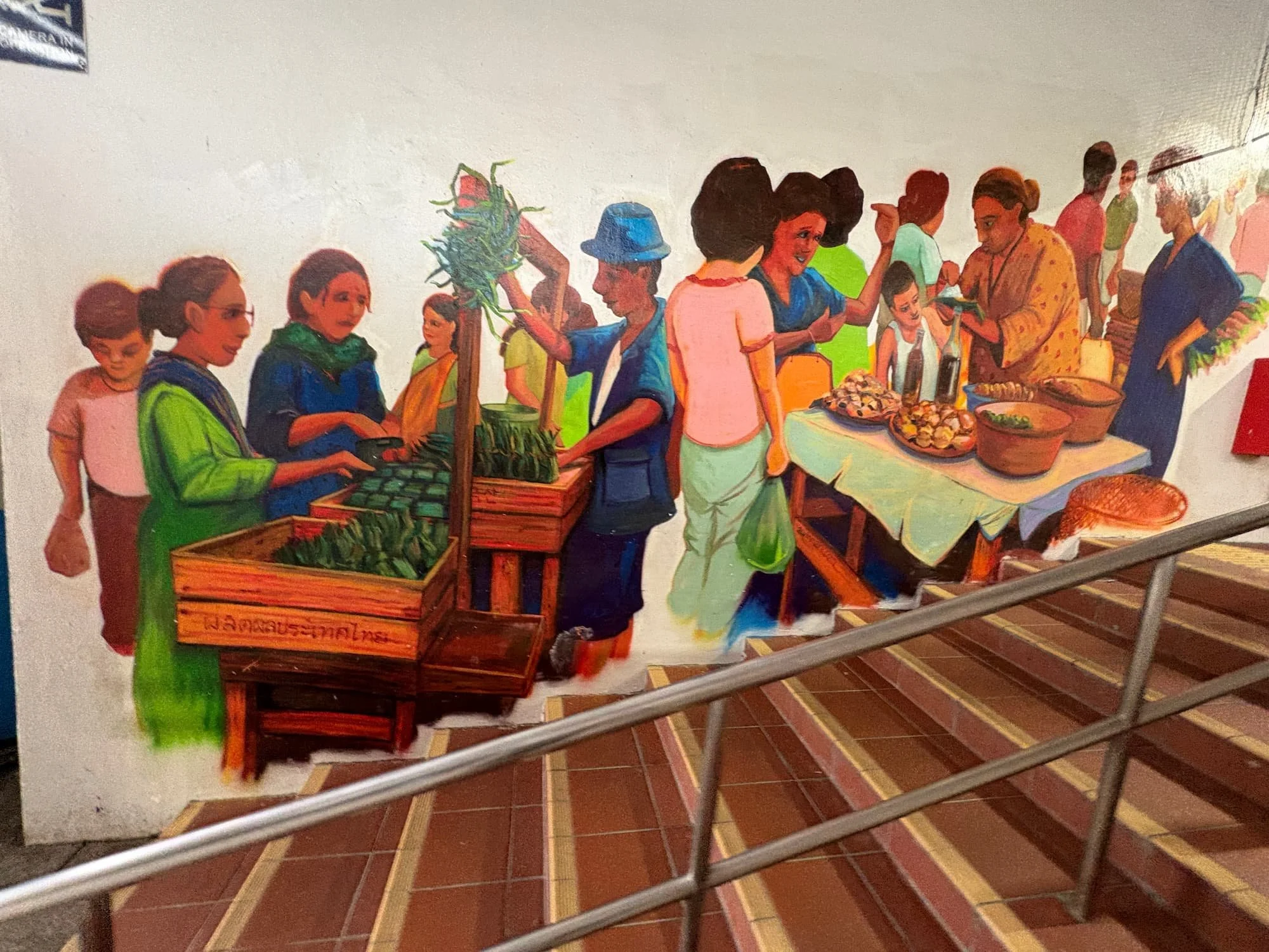 Some proud Singaporean street art in MRT station