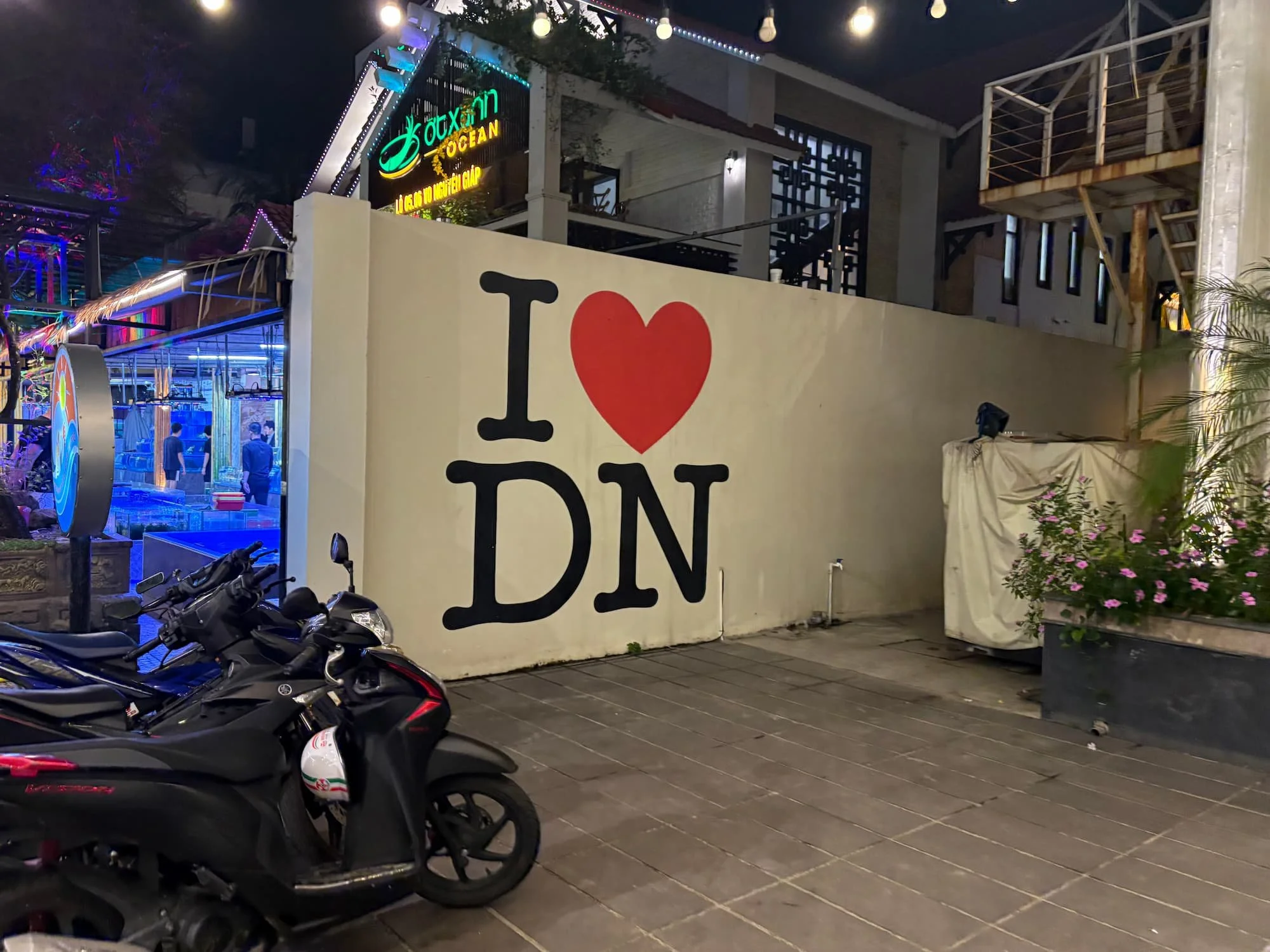 I love Da Nang sign in Vietnam