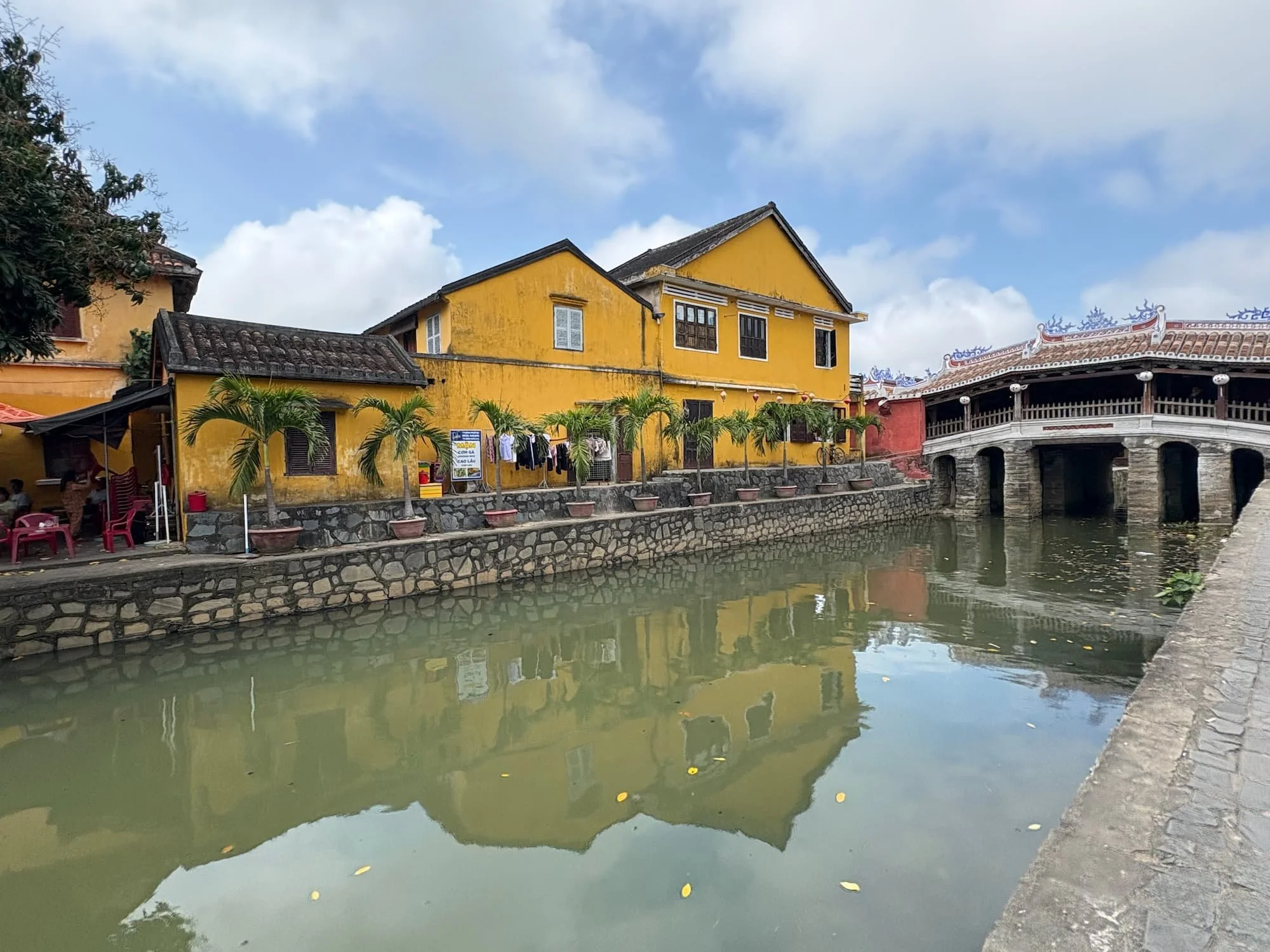 The Old Japanese Covered Bridge in Hoi An in Vietnam