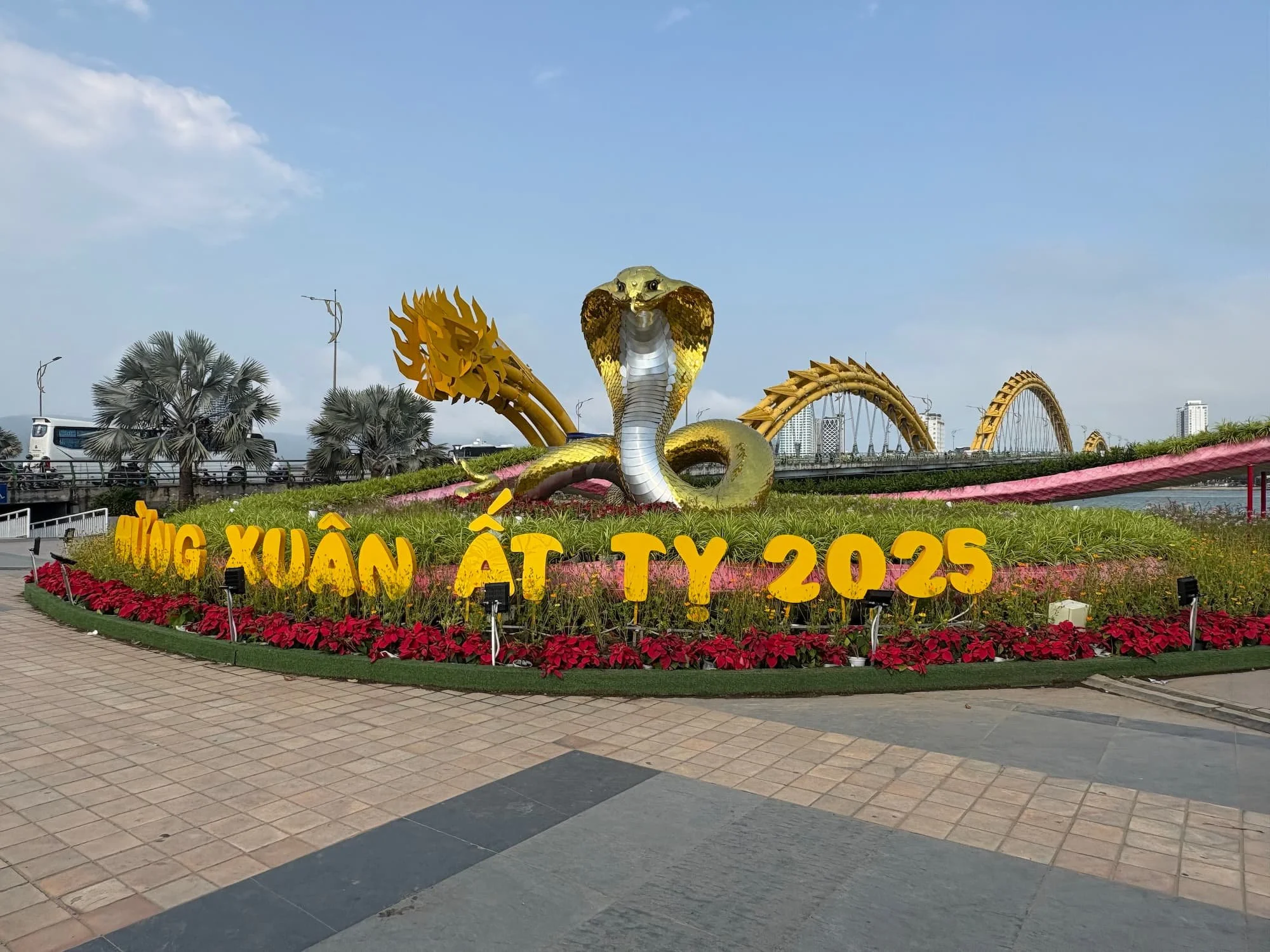 Dragon Bridge in Da Nang in Vietnam