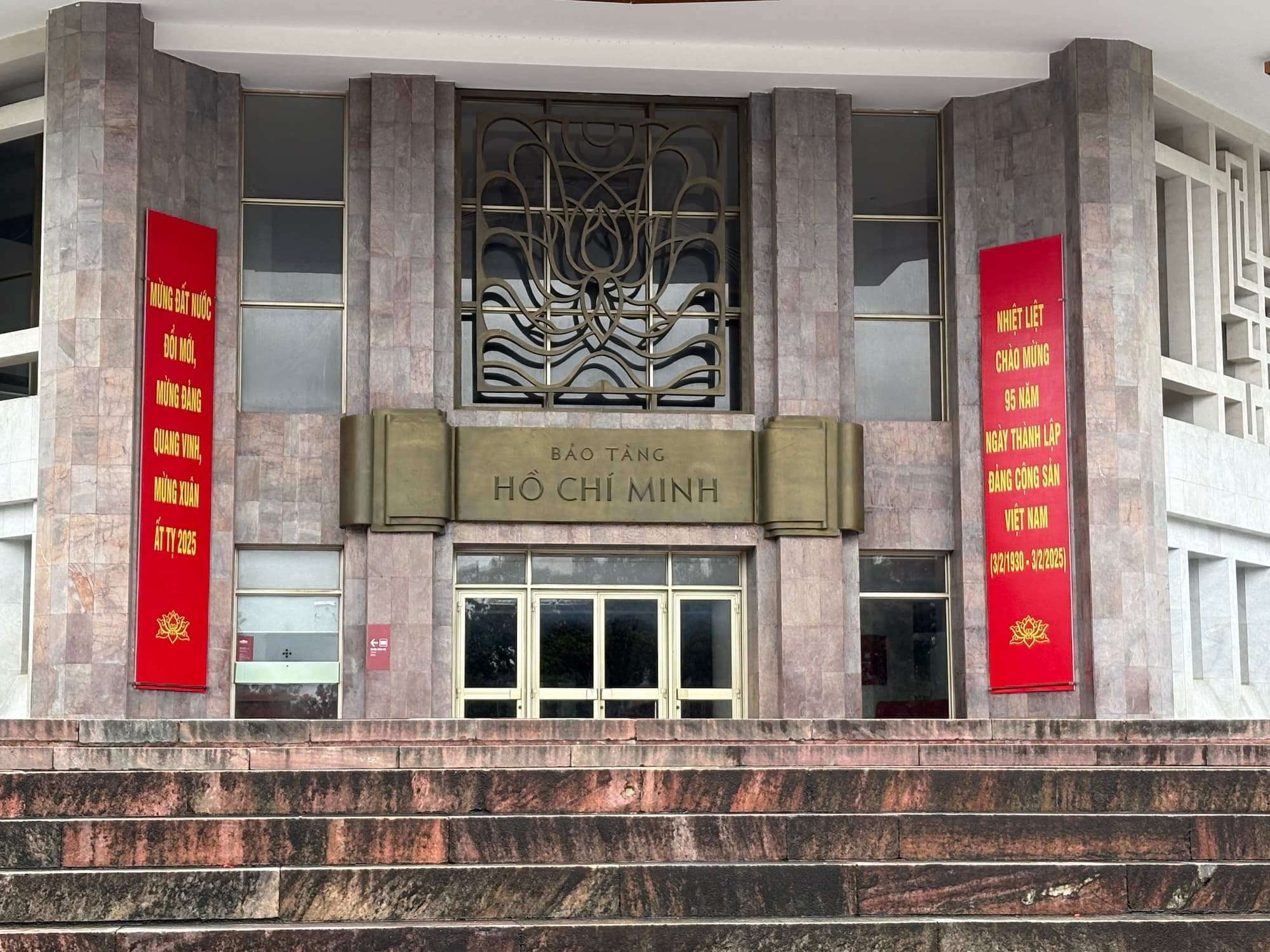 Ho Chi Minh Musuem in Hanoi in Vietnam