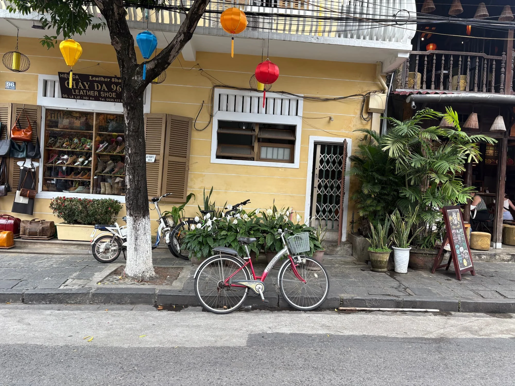Bicycles, lanterns, and nature in Hoi An in Vietnam