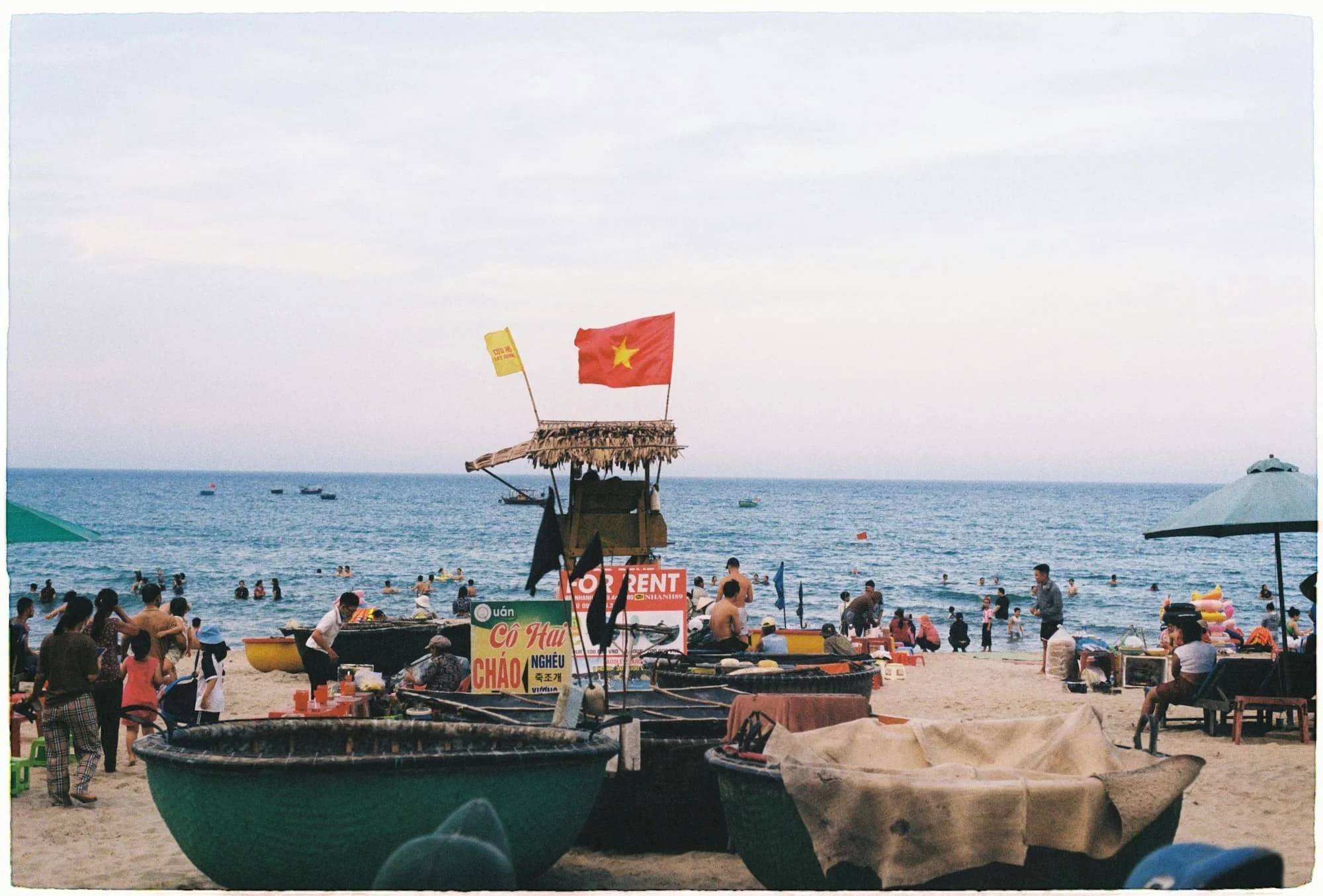 An Bang Beach near Hoi An in Vietnam