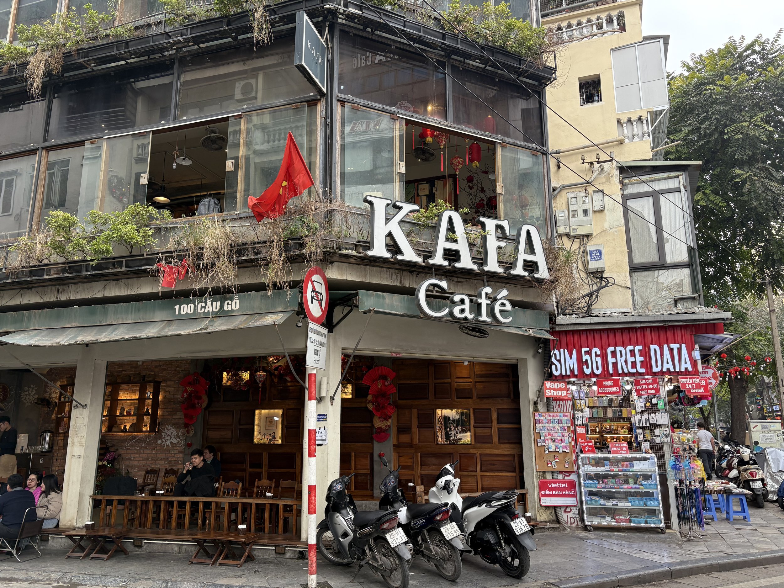 Kafa Cafe in Hanoi in VIetnam