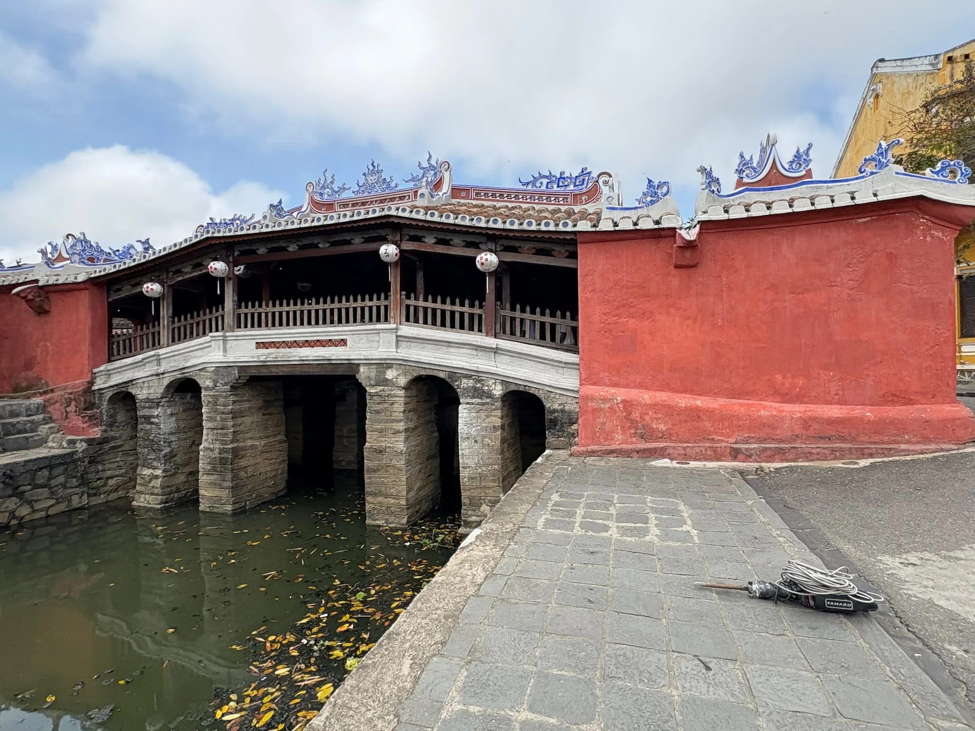 The Japanese Covered Bridge in Hoi An in Vietnam
