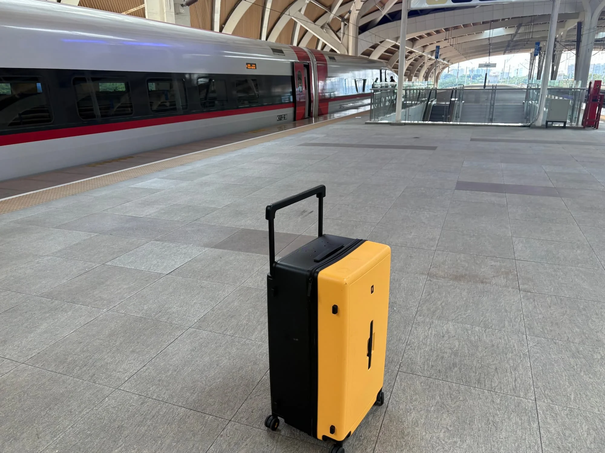 Level8 Voyaguer on platform of Bandung Whoosh Station in. Indonesia