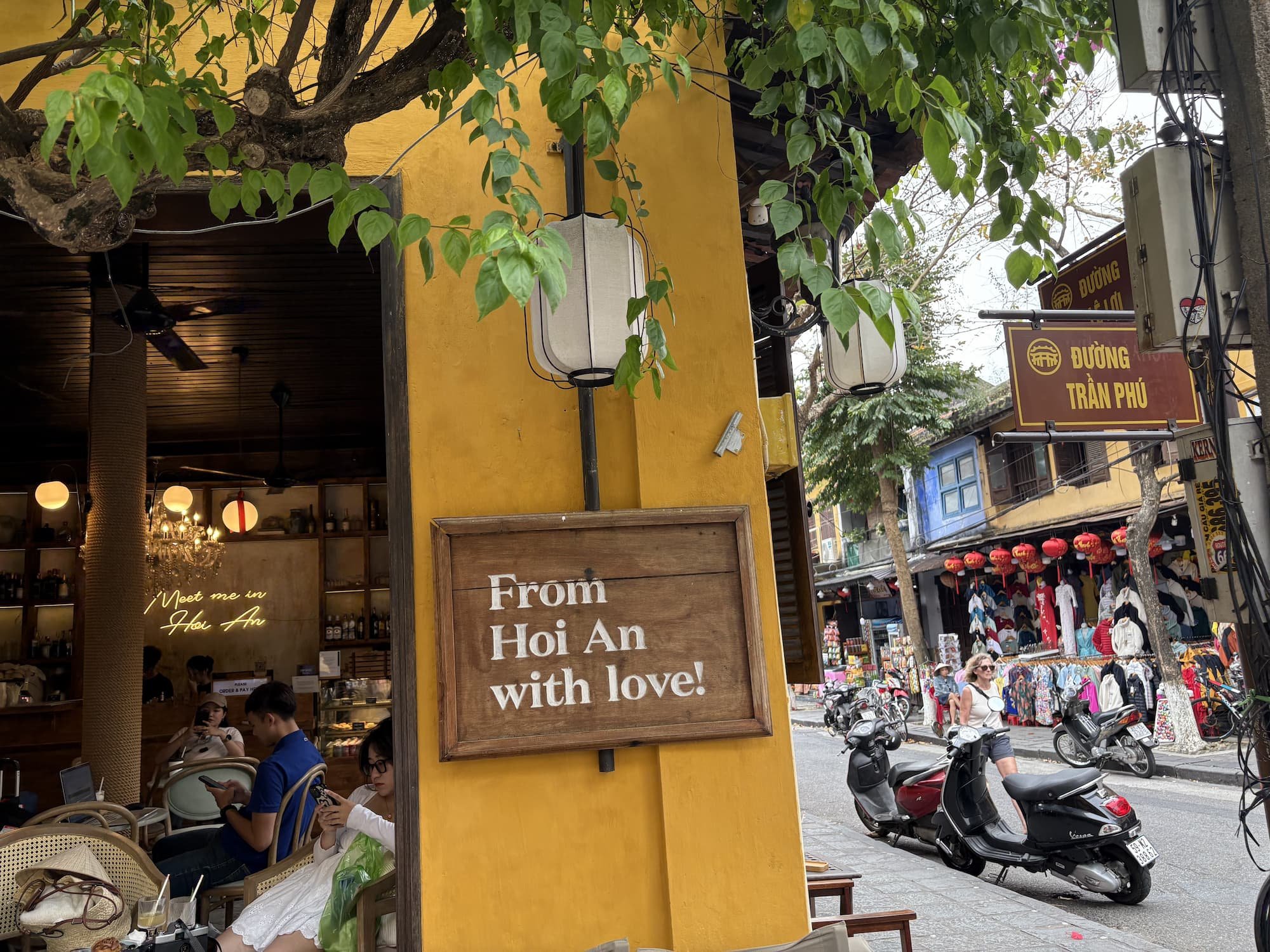 From Hoi An with love sign in Vietnam