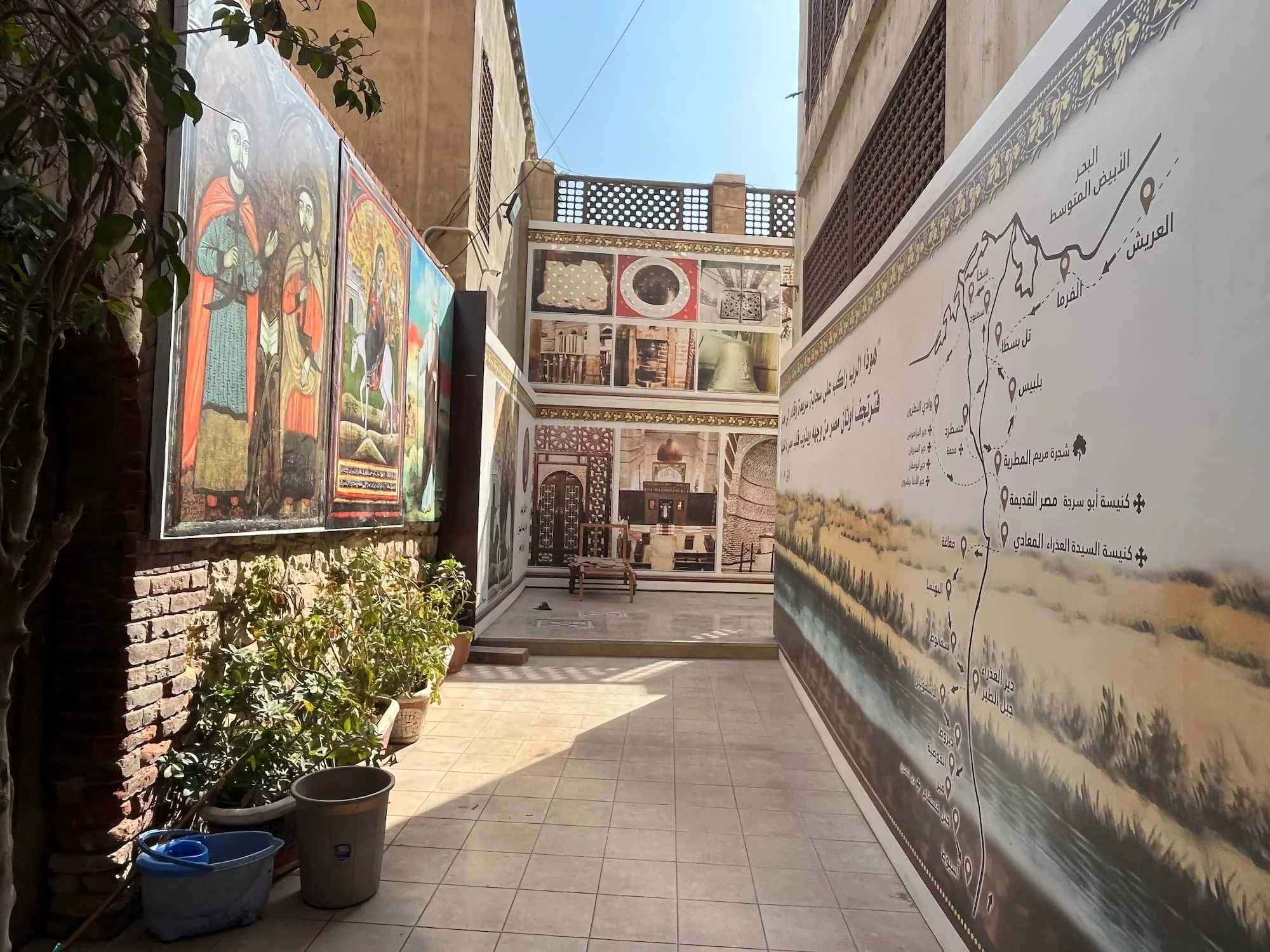 Exploring Coptic Cairo by foot in Egypt