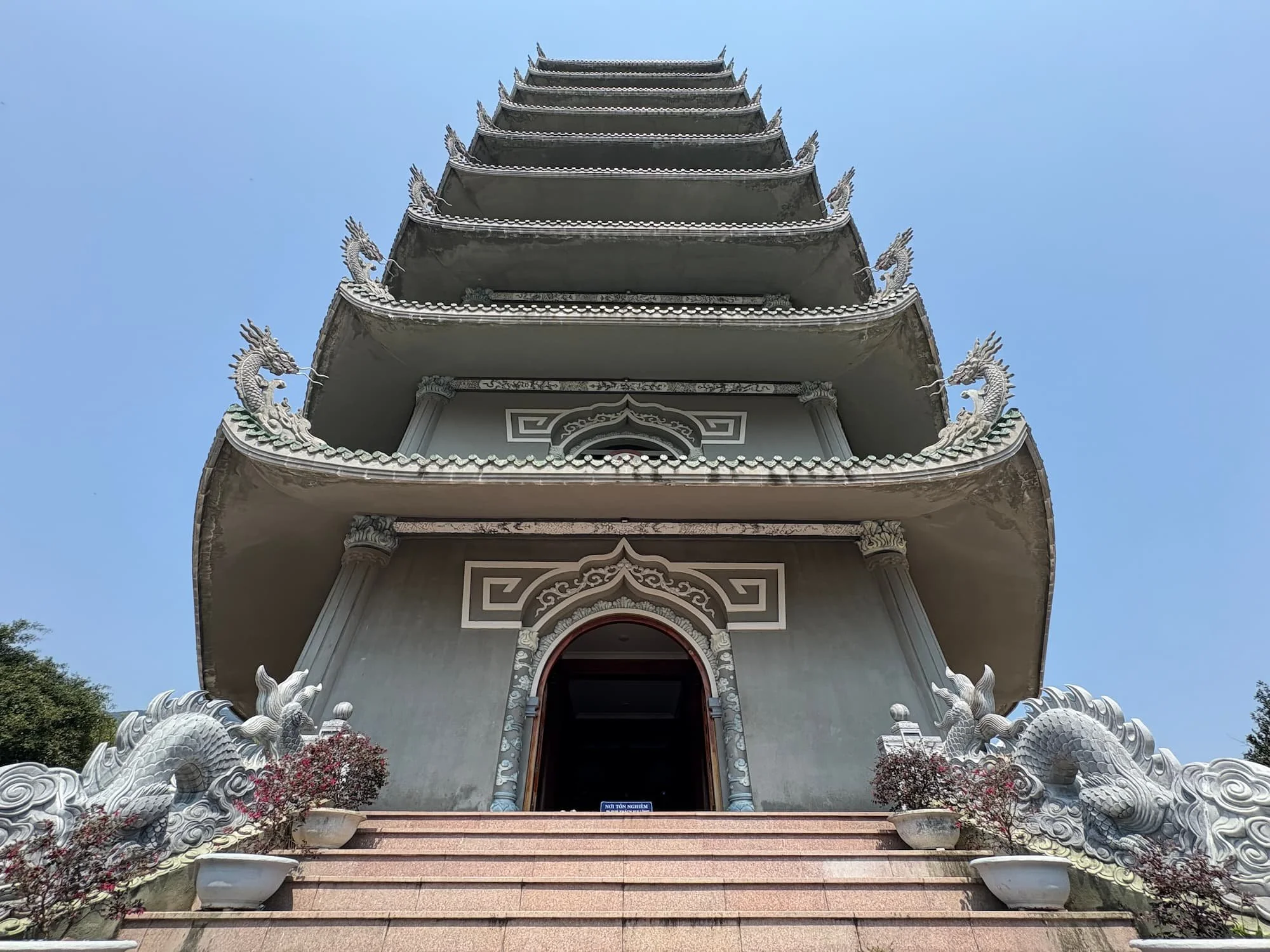 Entrance to Linh Ung Pagoda in Da Nang in Vietnam